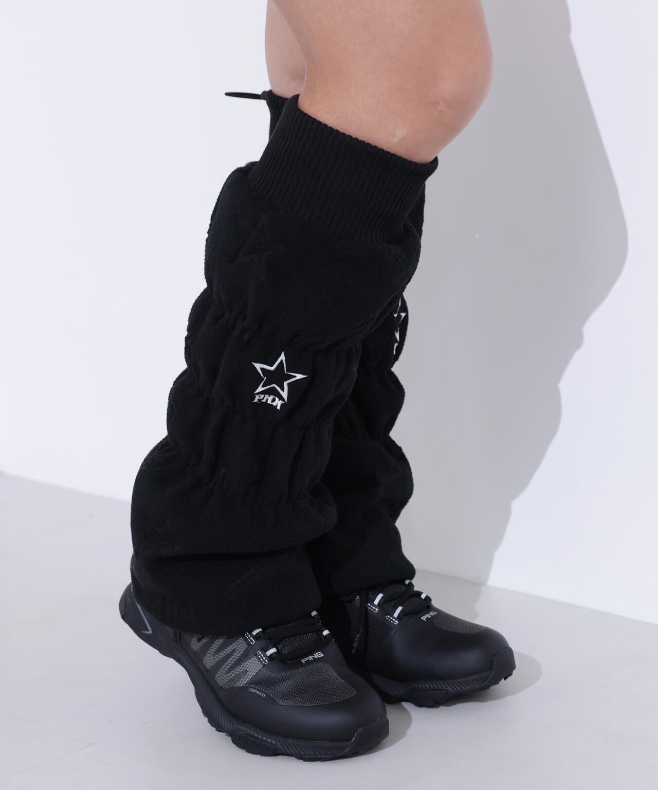 【PING APPAREL】フリースエンボス柄レッグウォーマー ＜LADIES LINE＞ (LADIES)