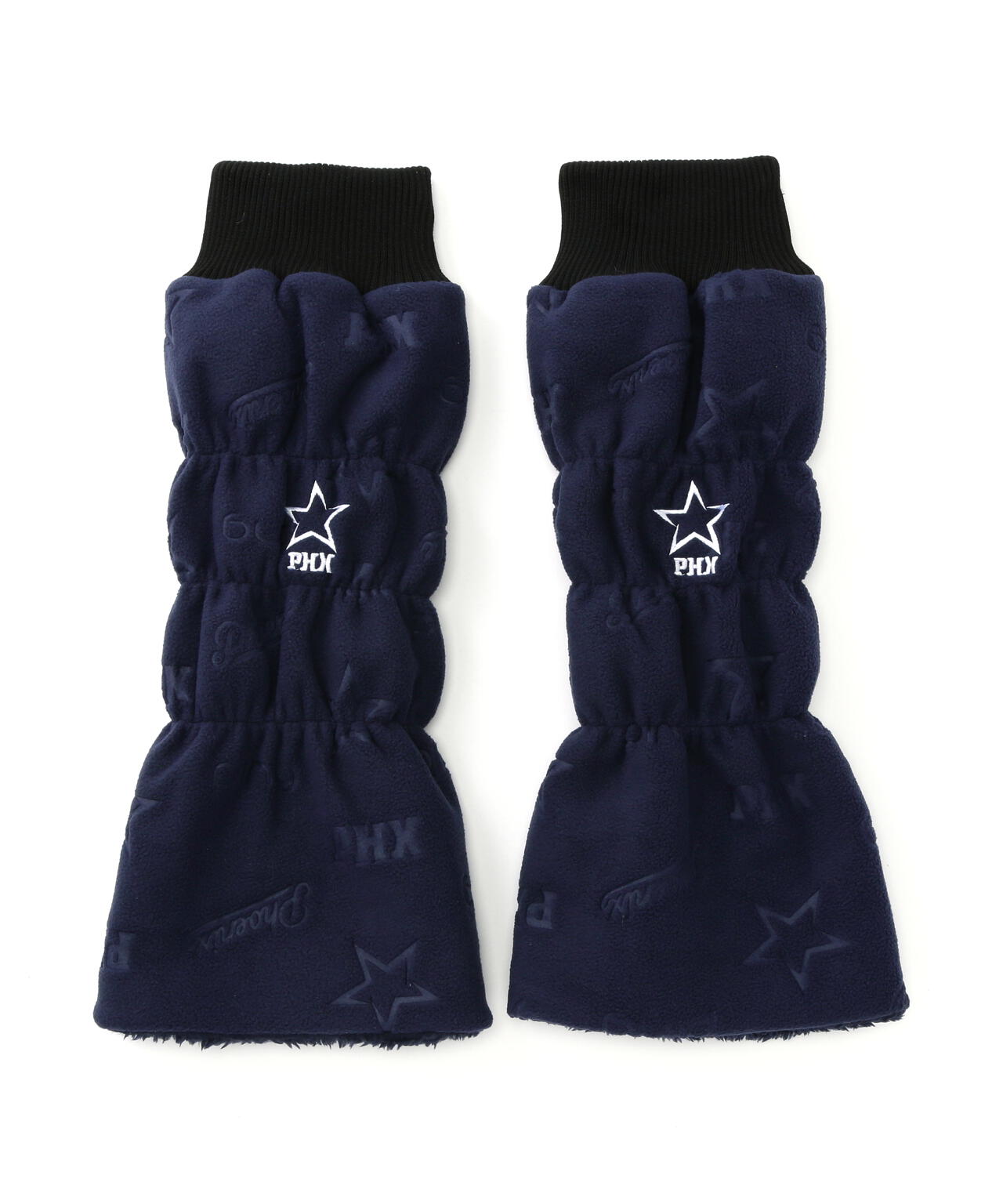 PING APPAREL】フリースエンボス柄レッグウォーマー ＜LADIES LINE