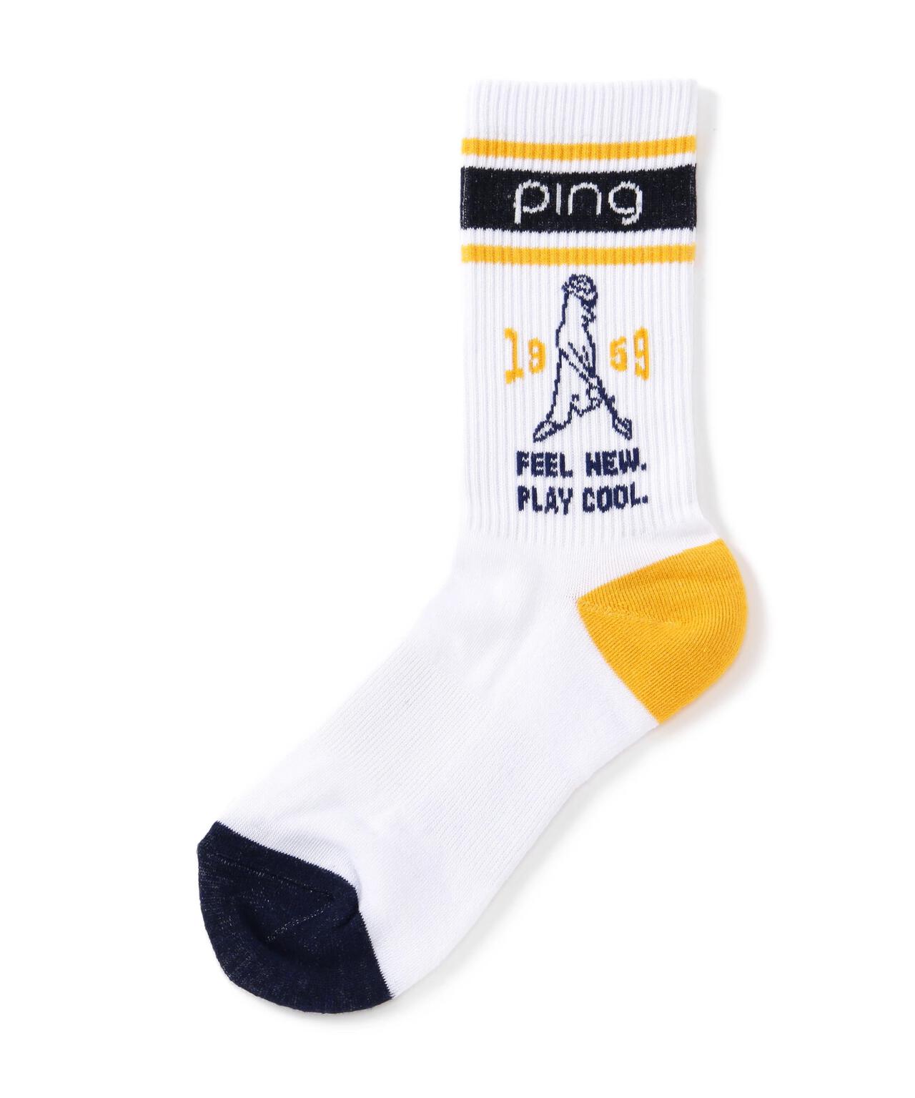 【PING APPAREL】ミドルソックス ＜LADIES LINE＞ (LADIES)