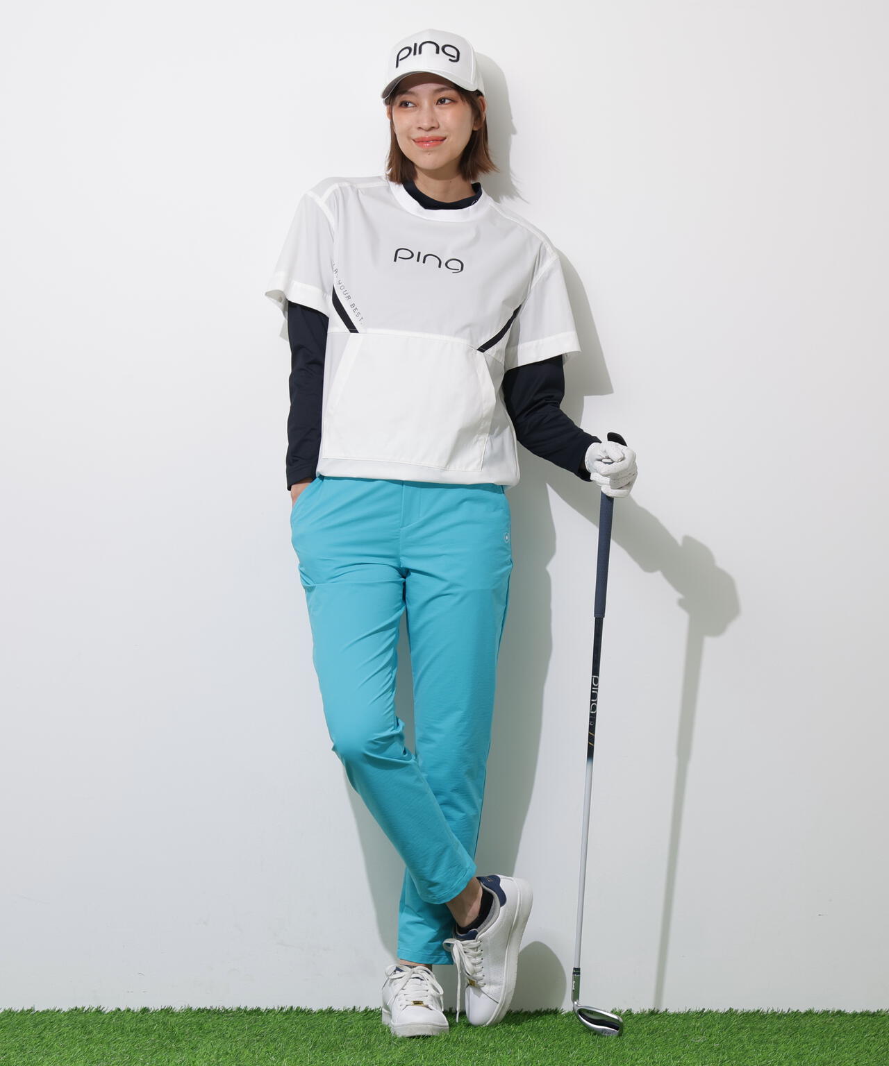 【PING APPAREL】リップストップ2WAYブルゾン ＜PERFORMANCE＞ (LADIES)