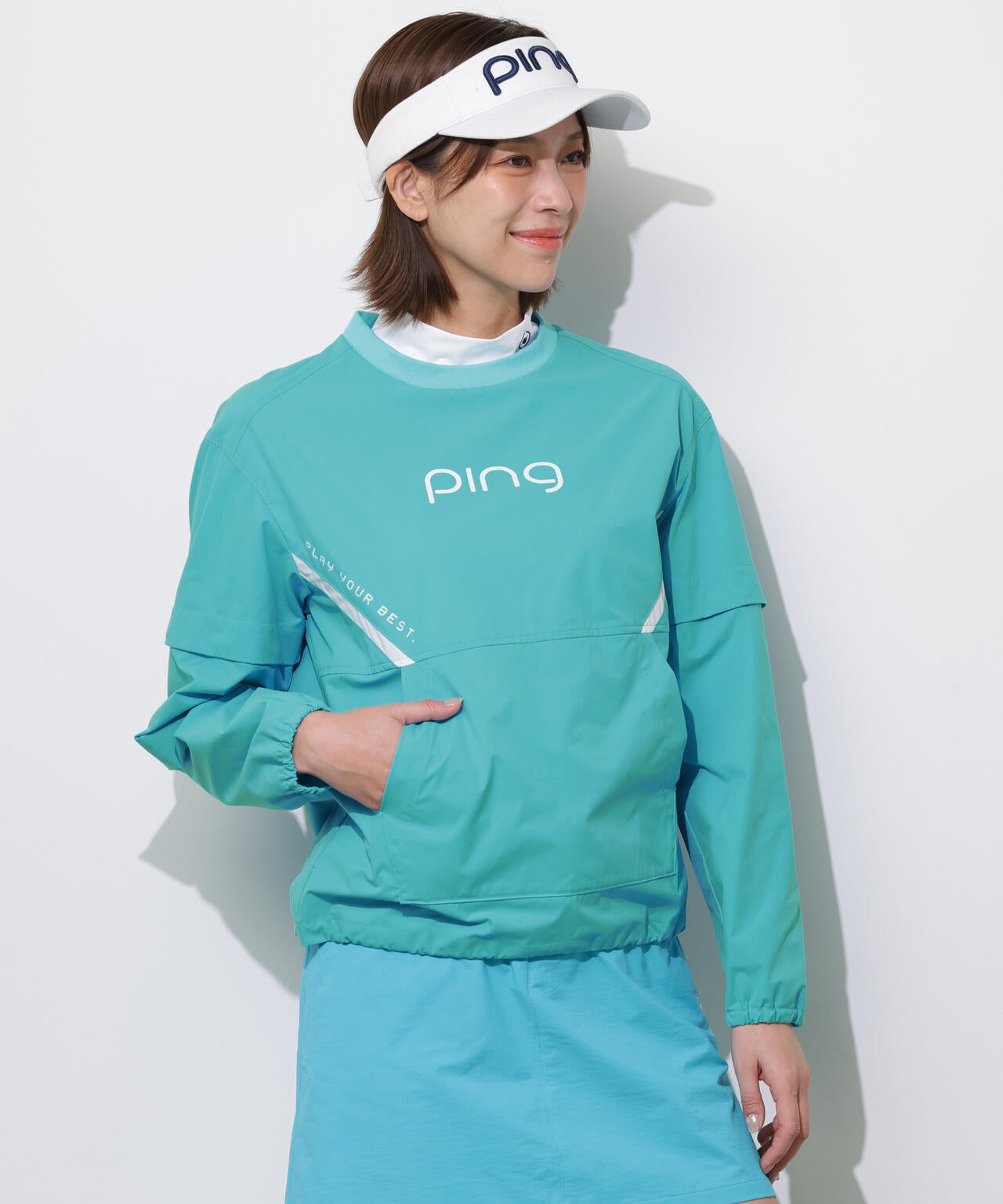 【PING APPAREL】リップストップ2WAYブルゾン ＜PERFORMANCE＞ (LADIES)