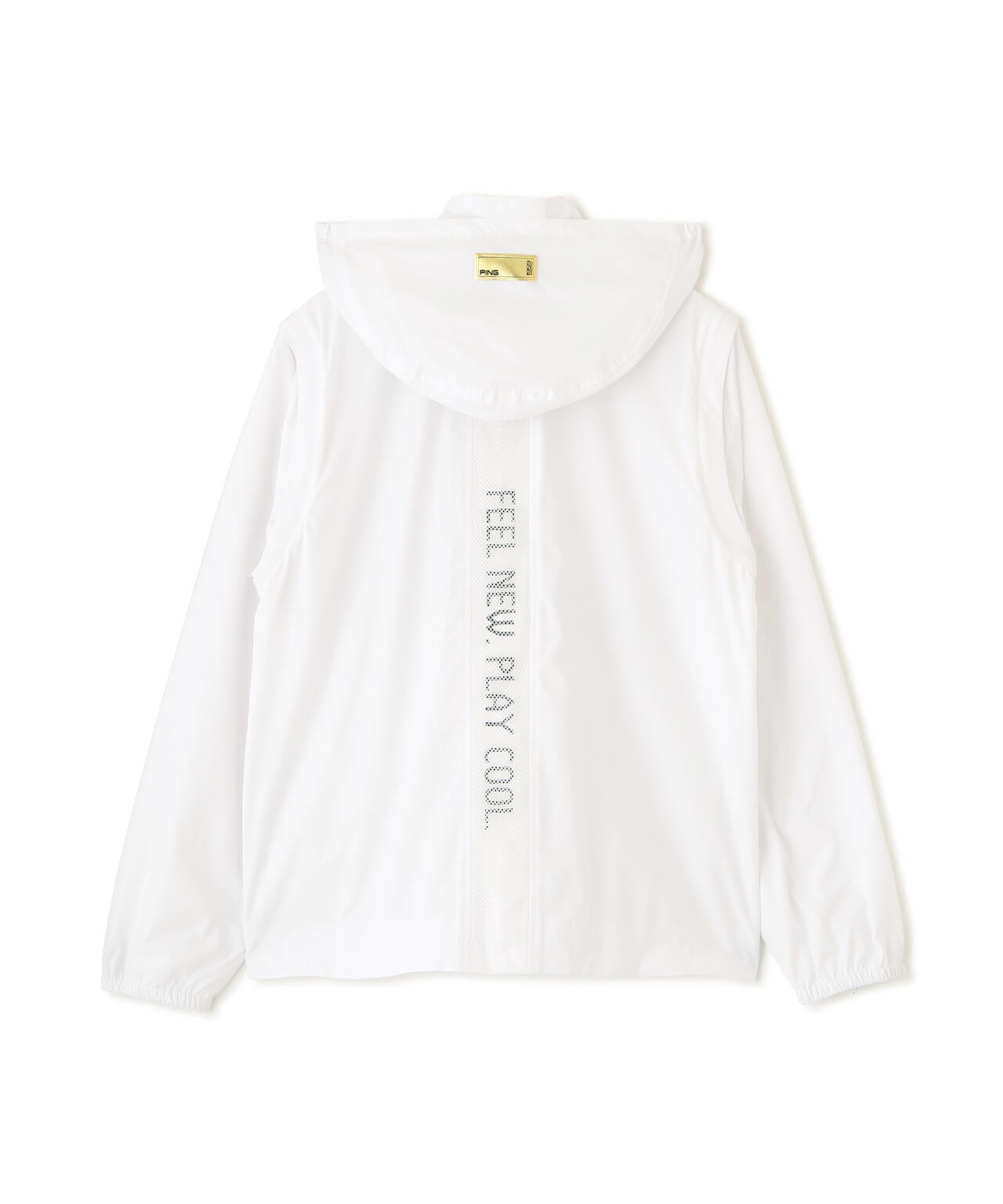 PING APPAREL】3WAY撥水フルジップフーディーブルゾン ＜GOLD