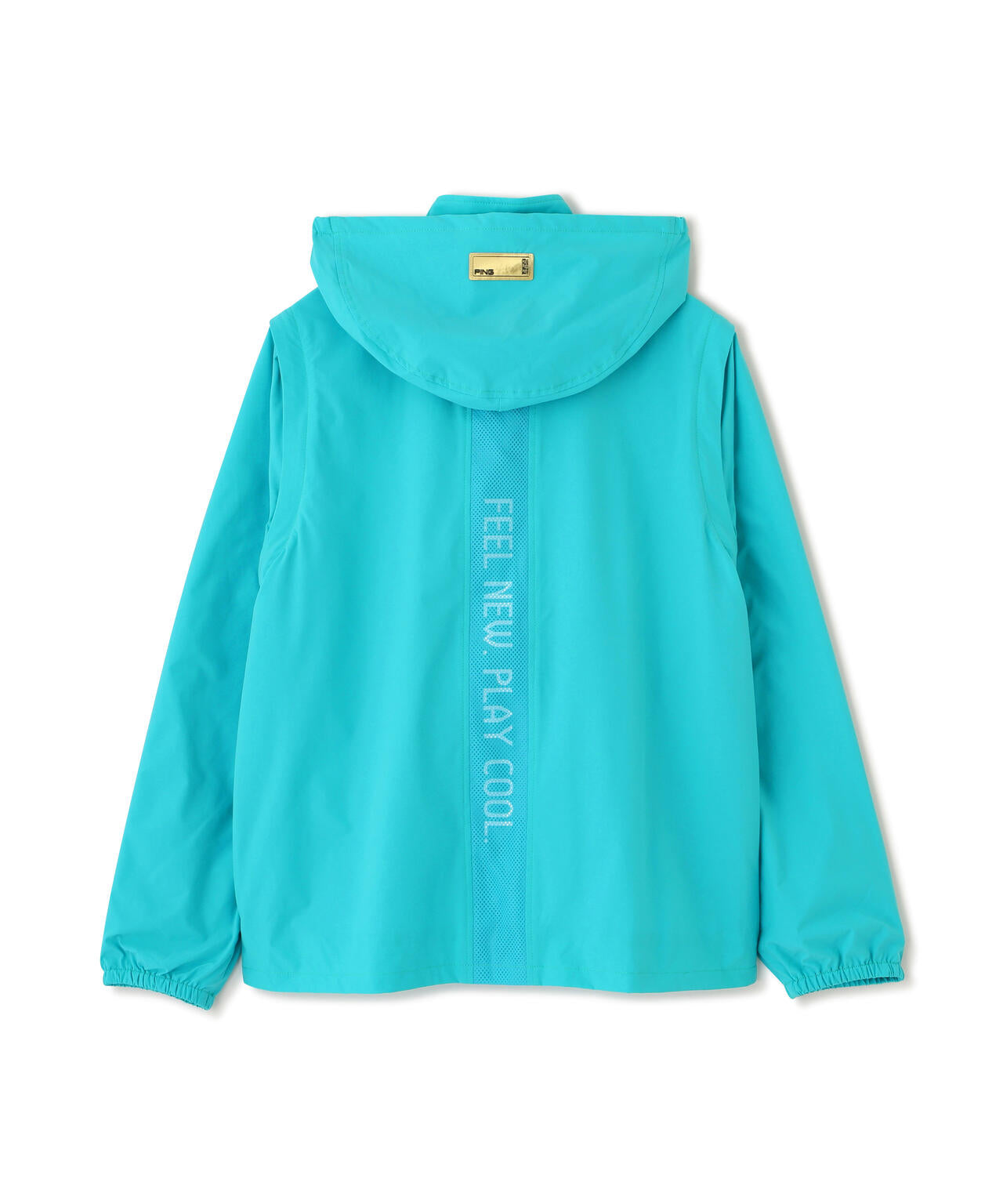 PING APPAREL】3WAY撥水フルジップフーディーブルゾン ＜GOLD