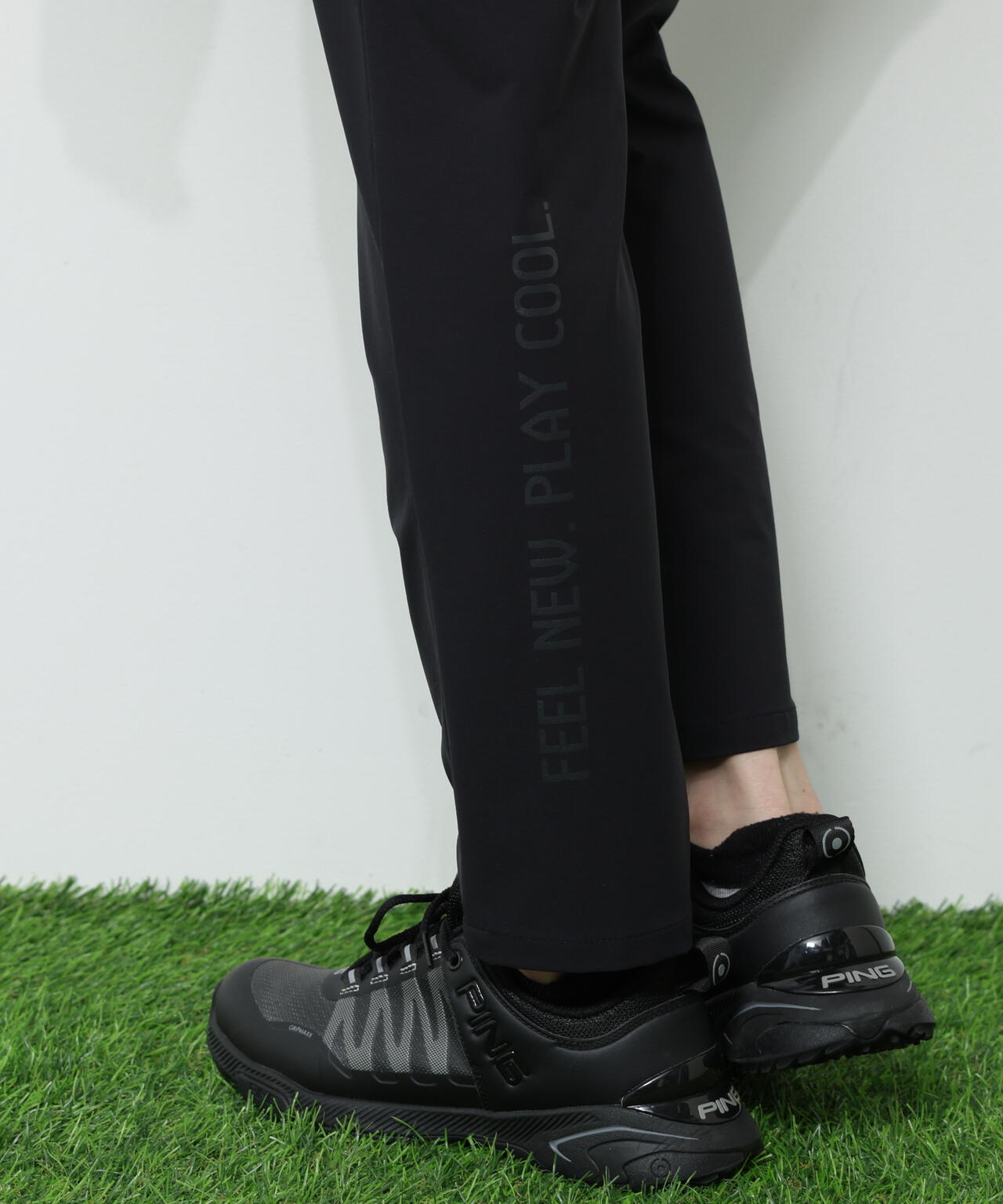 【PING APPAREL】全方向ストレッチパーテックスリミテッドテーパードパンツ ＜GOLD＞ (LADIES)