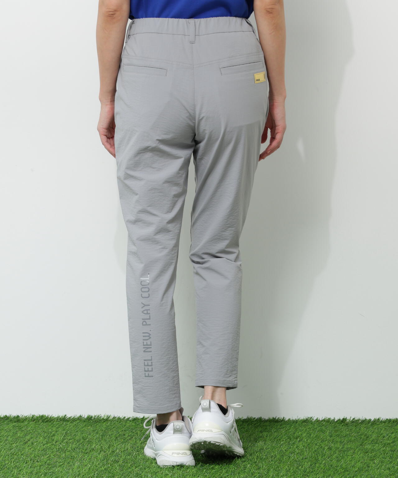 【PING APPAREL】全方向ストレッチパーテックスリミテッドテーパードパンツ ＜GOLD＞ (LADIES)