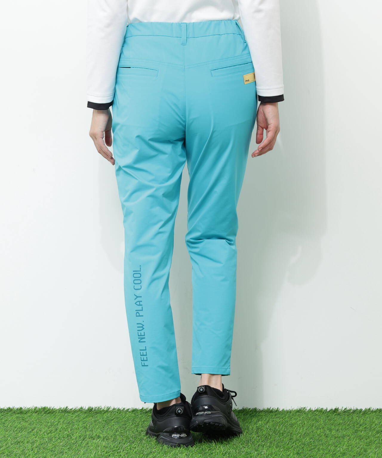 【PING APPAREL】全方向ストレッチパーテックスリミテッドテーパードパンツ ＜GOLD＞ (LADIES)