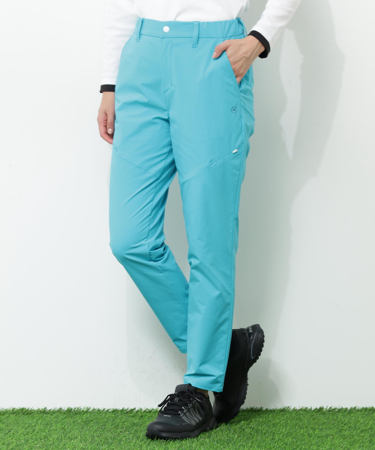 【PING APPAREL】全方向ストレッチパーテックスリミテッドテーパードパンツ ＜GOLD＞ (LADIES)