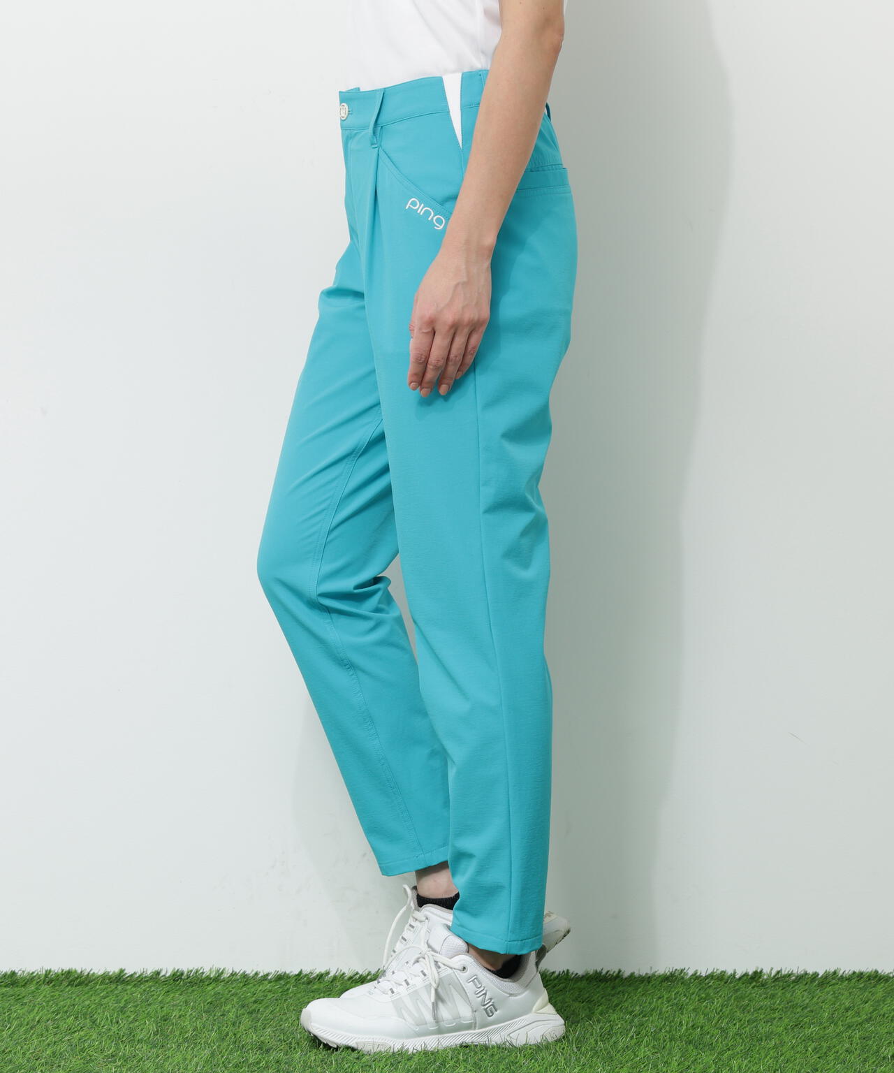 PING APPAREL】全方向ストレッチ二重織フィット&ストレッチワンタック