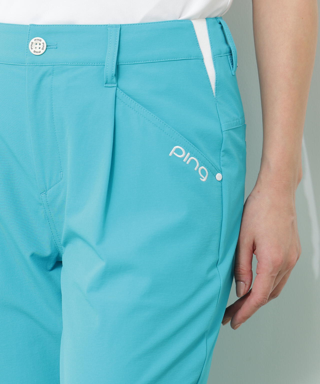 PING APPAREL】全方向ストレッチ二重織フィット&ストレッチワンタック