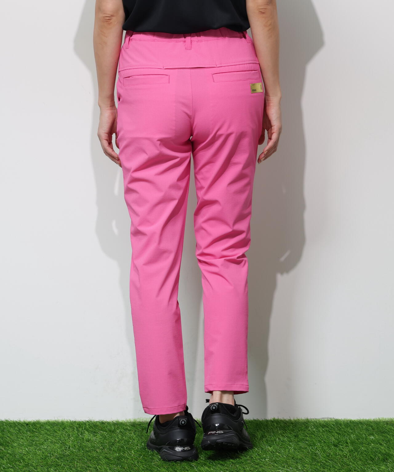 【PING APPAREL】全方向ストレッチドライタッチリップストップパンツ ＜GOLD＞ (LADIES)