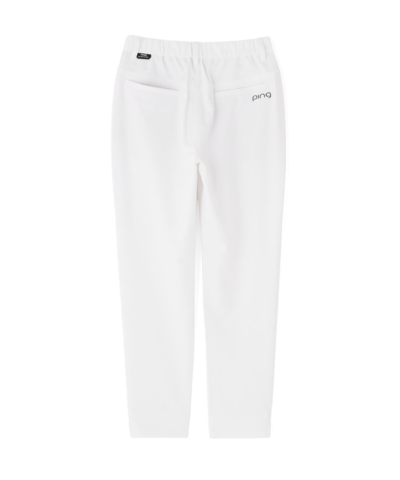 PING APPAREL】全方向ストレッチドビー裾スリットテーパードパンツ