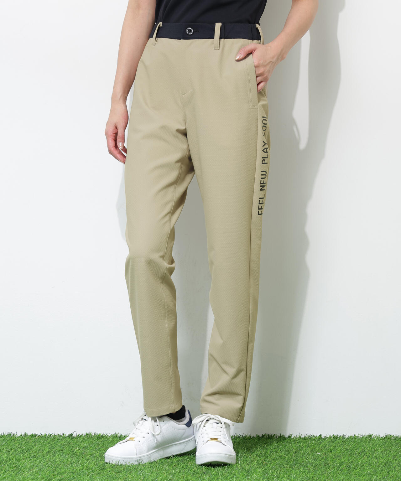 PING APPAREL】【UVカット・透け防止・ストレッチ】ドビーテーパード