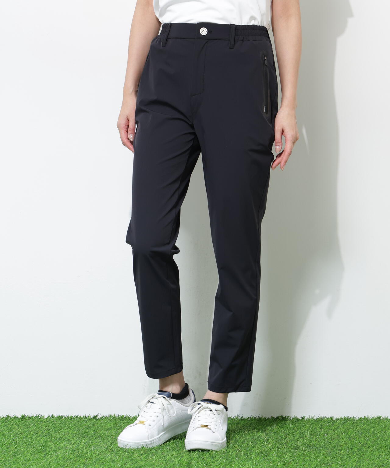 PING APPAREL】ストレッチ冷感テーパードパンツ ＜GOLD＞ (LADIES