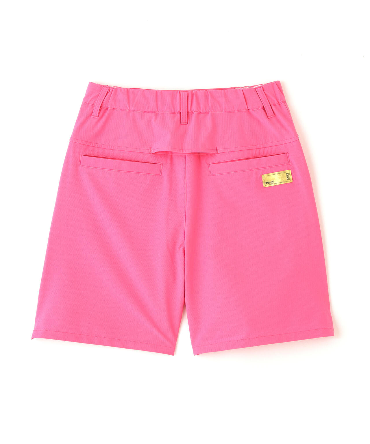 【PING APPAREL】全方向ストレッチドライタッチリップストップショートパンツ ＜GOLD＞ (LADIES)