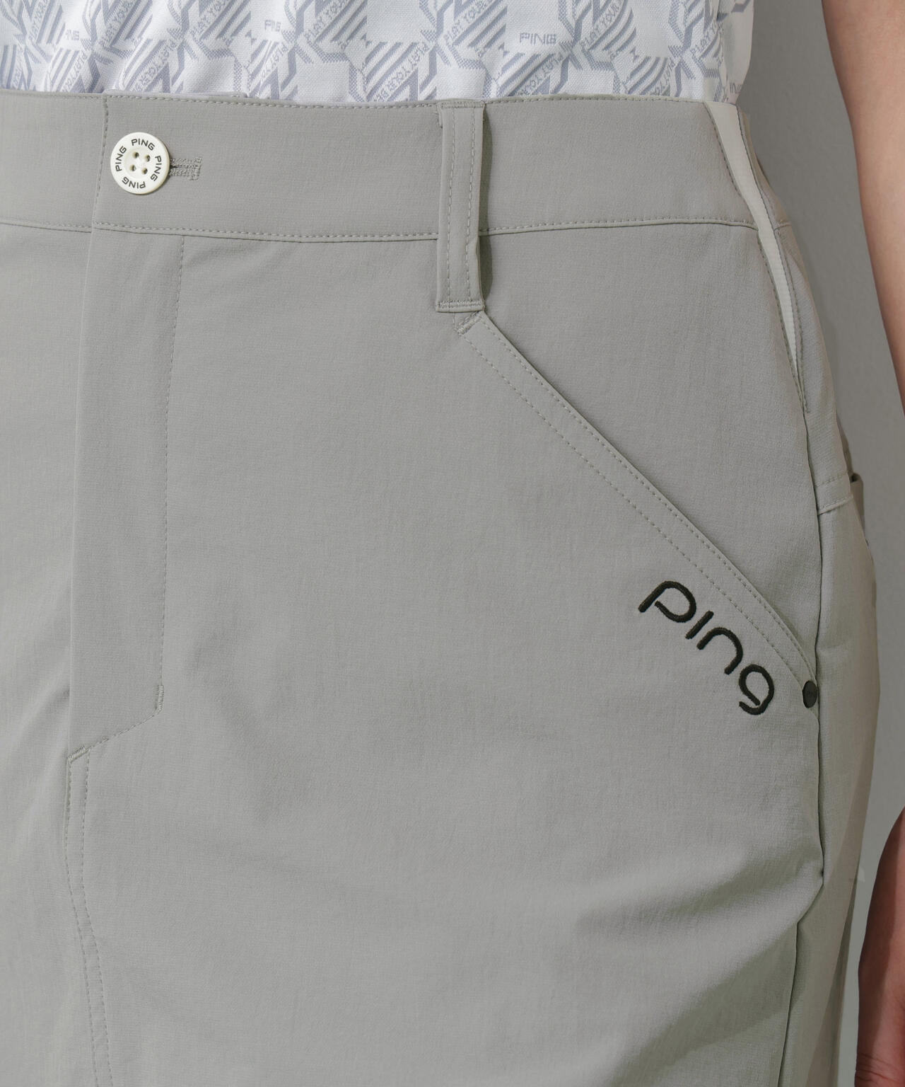 【PING APPAREL】全方向ストレッチ二重織フィット&ストレッチ台形スカート ＜PERFORMANCE＞ (LADIES)