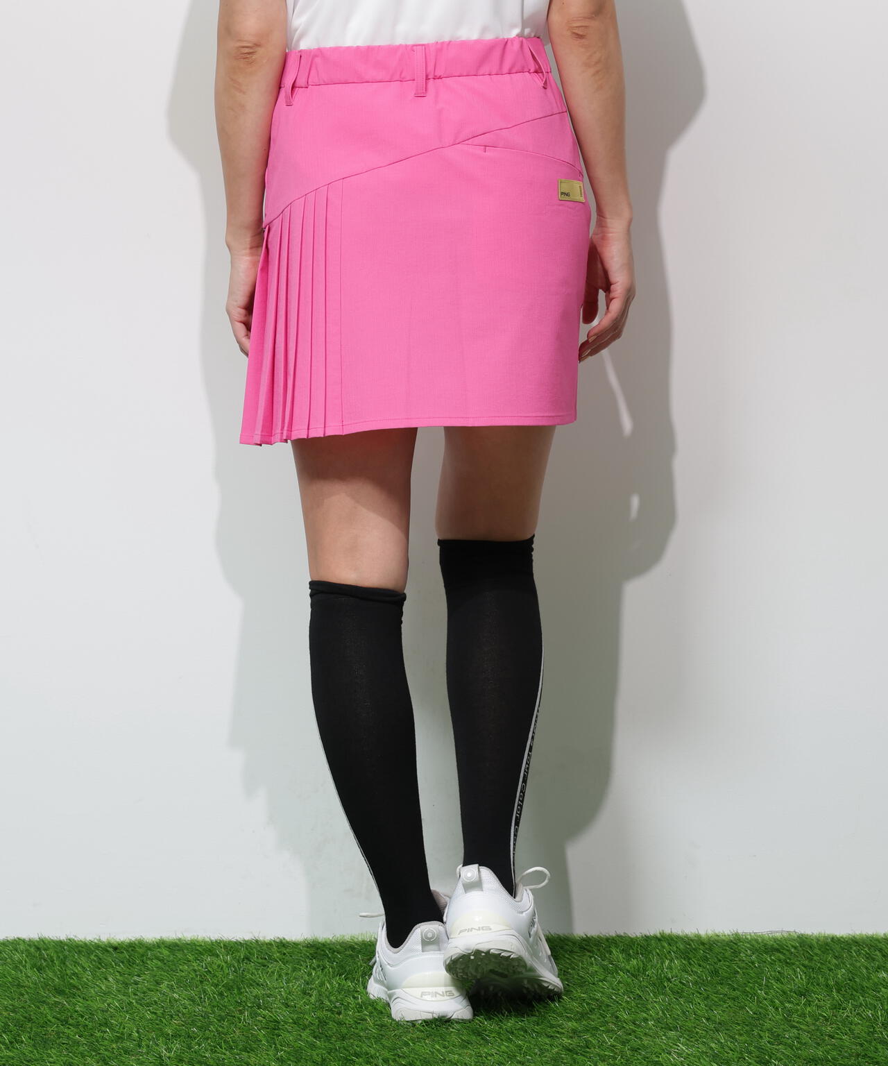 【PING APPAREL】ドライタッチリップストップスカート ＜GOLD＞ (LADIES)