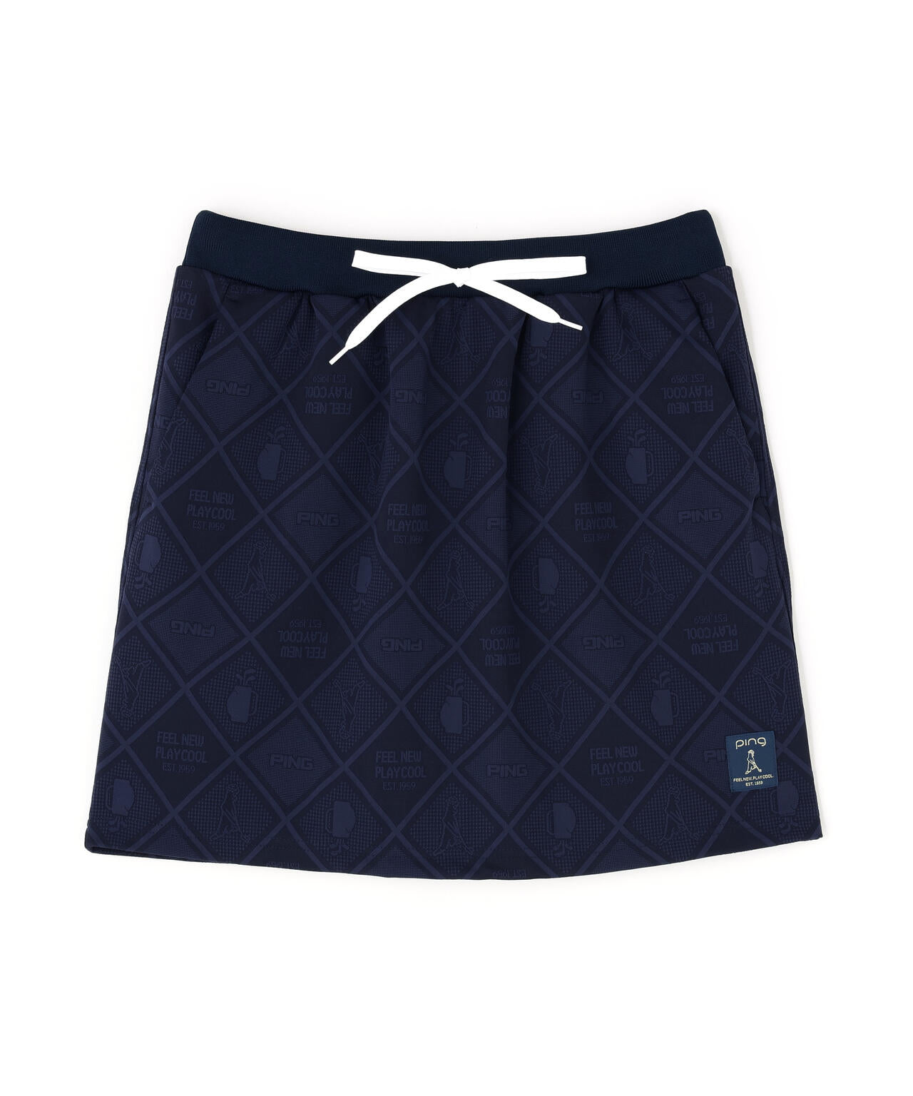 【ネイビー】全方向ストレッチPINGキルトジャガードスカート <LADIES LINE> (LADIES) ネイビー】全方向ストレッチPINGキルトジャガードスカート LADIES LINE
