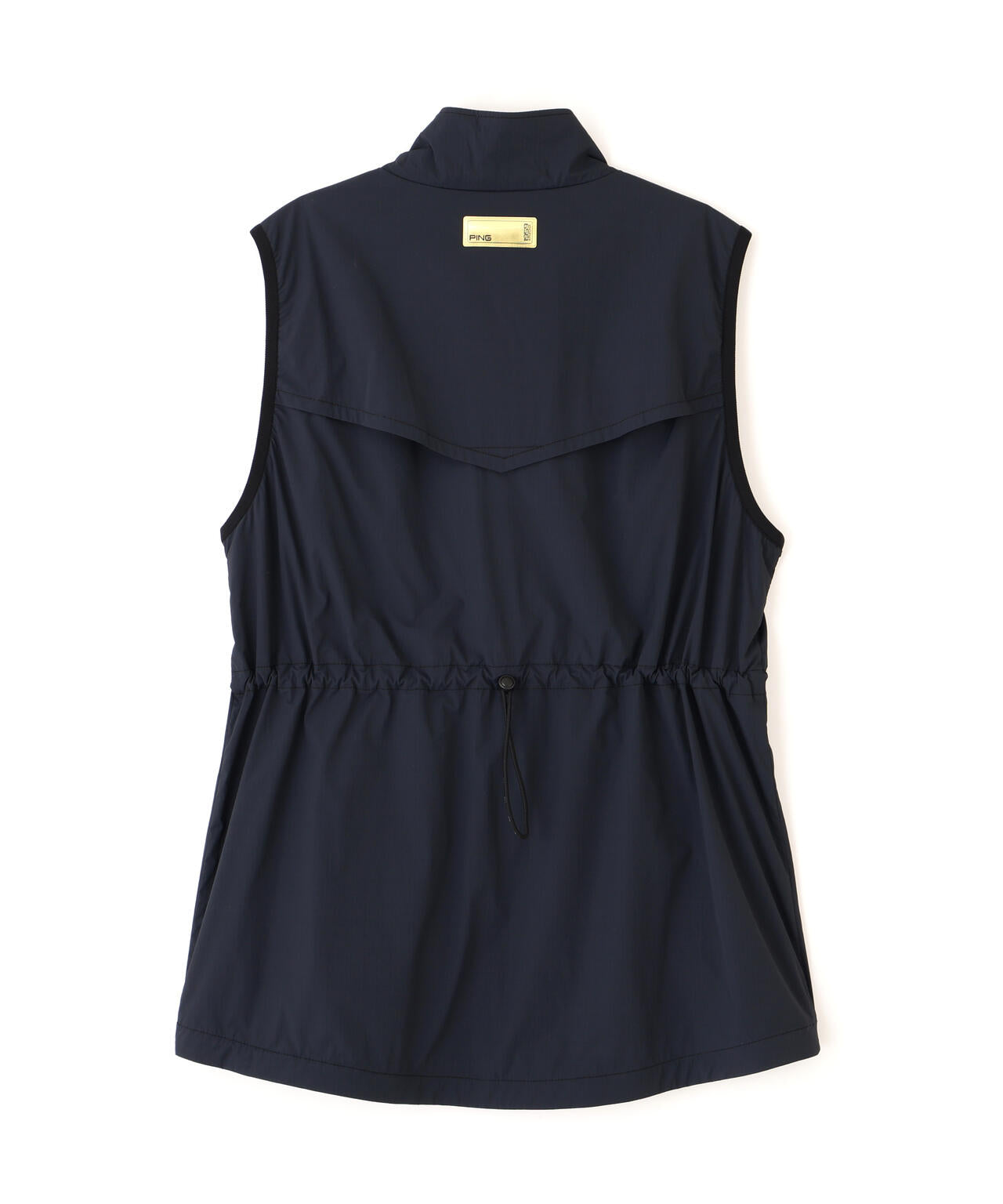【PING APPAREL】ストレッチリップストップ高機能フルジップベスト ＜GOLD＞ (LADIES)