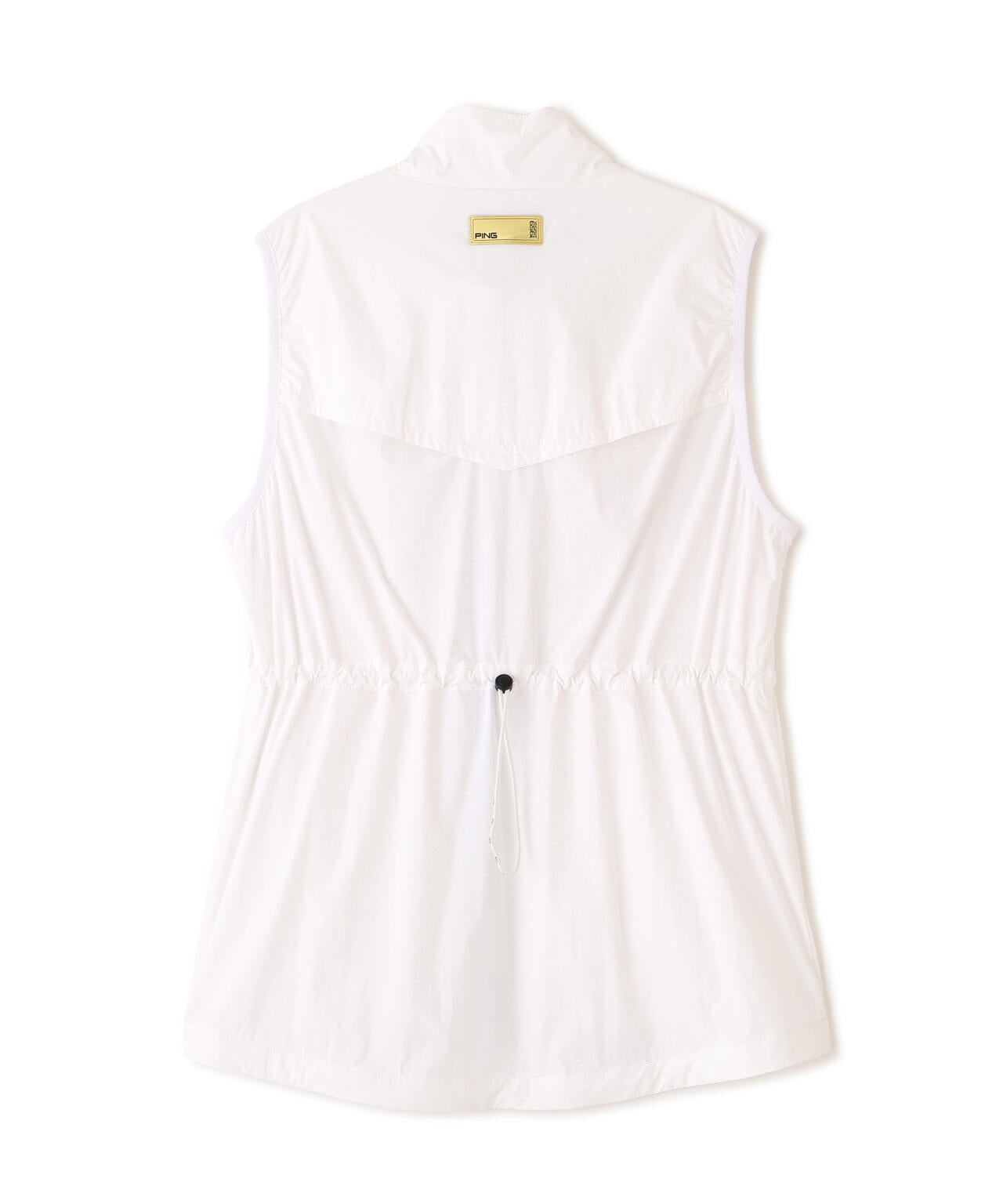 【PING APPAREL】ストレッチリップストップ高機能フルジップベスト ＜GOLD＞ (LADIES)