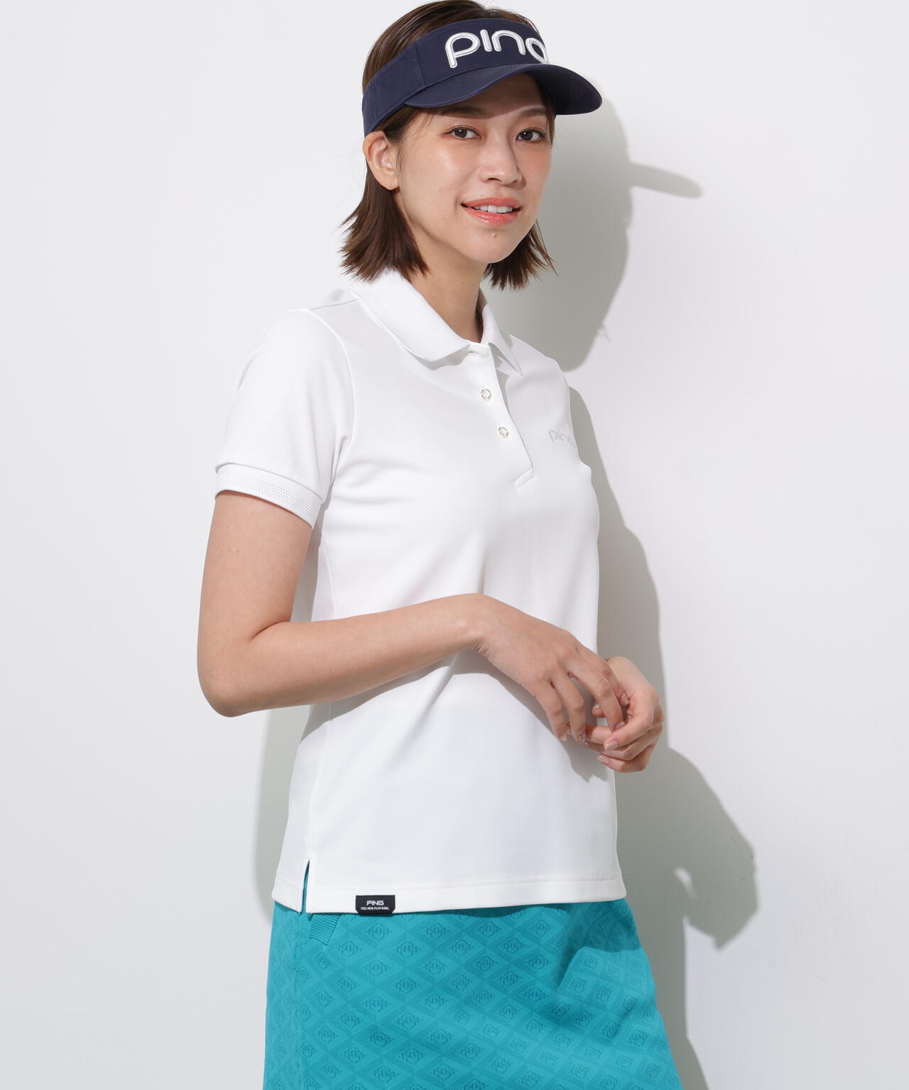 PING APPAREL】レイブロック半袖ポロシャツ ＜PERFORMANCE＞ (LADIES