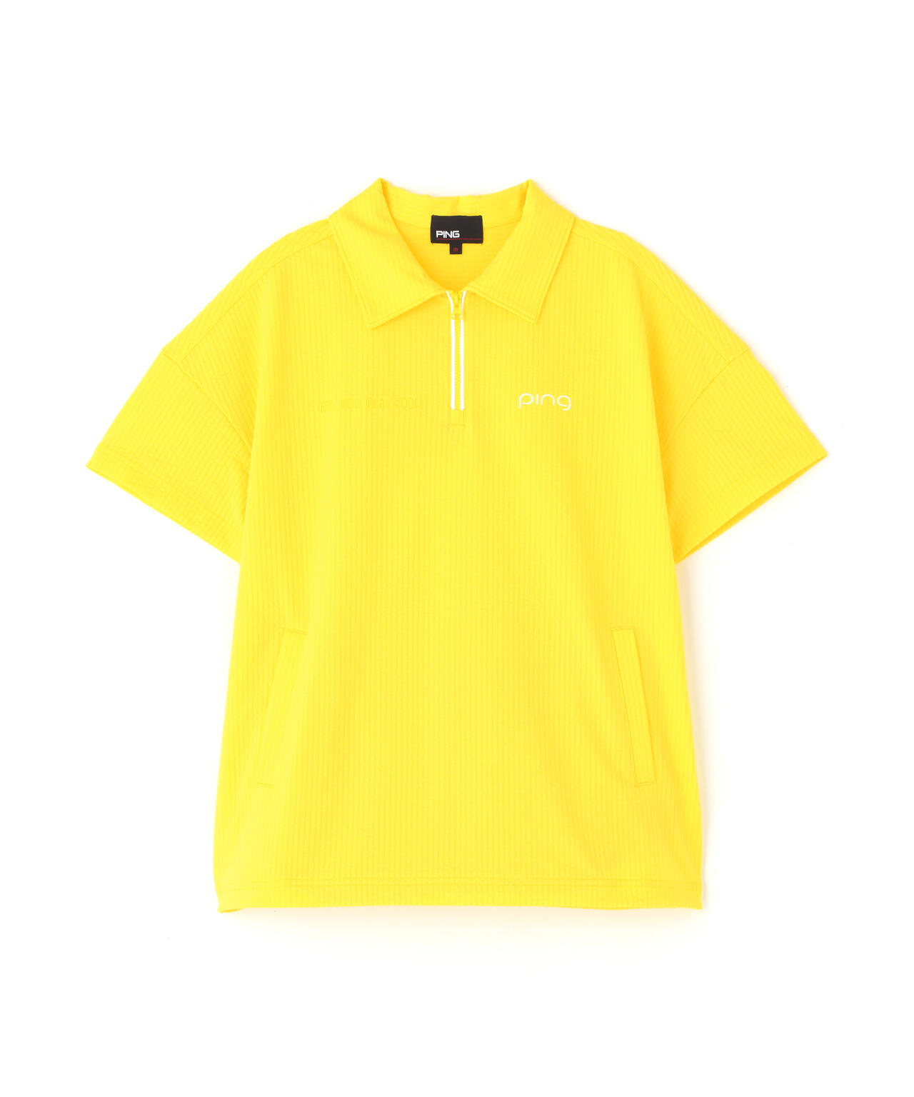 【PING APPAREL】PEサッカー半袖ポロシャツ ＜GOLD＞ (LADIES)
