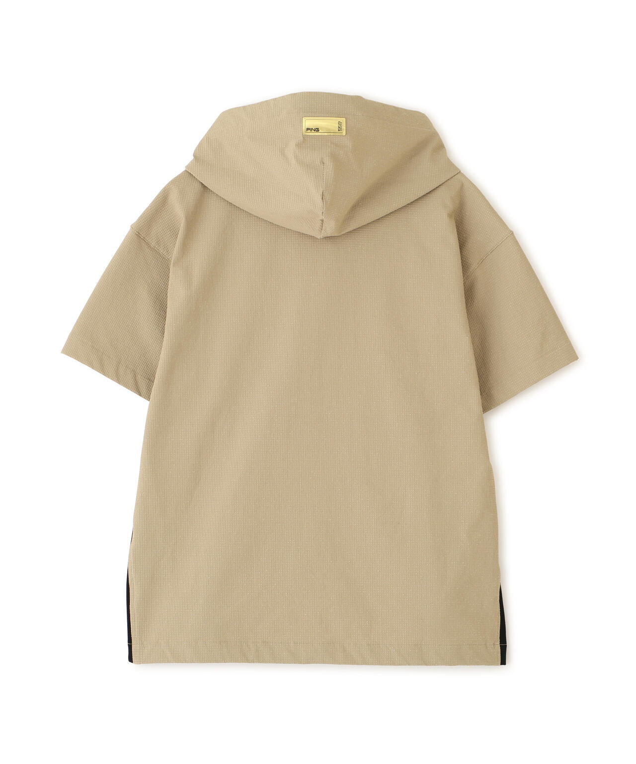 【PING APPAREL】遮熱変形カノコ半袖フーディプルオーバー ＜GOLD＞ (LADIES)