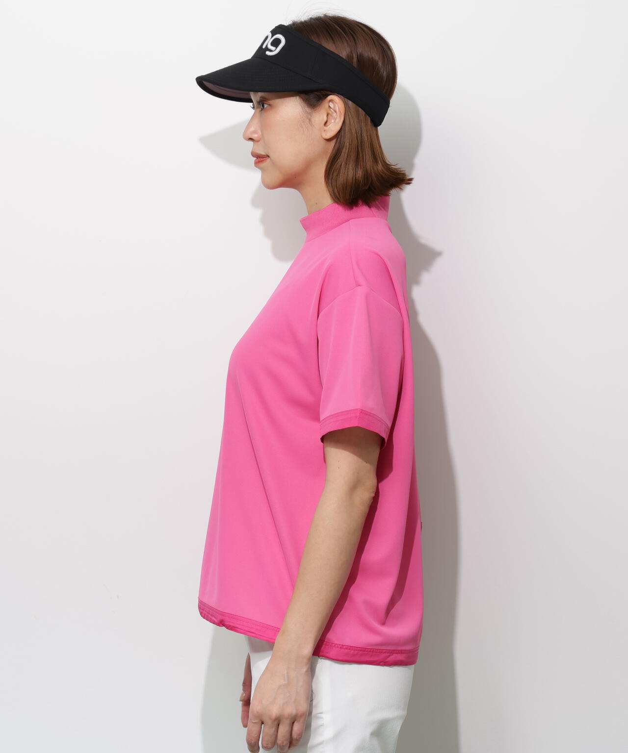 サンベール×クールフロー半袖ハイネックシャツ | PING（ピン