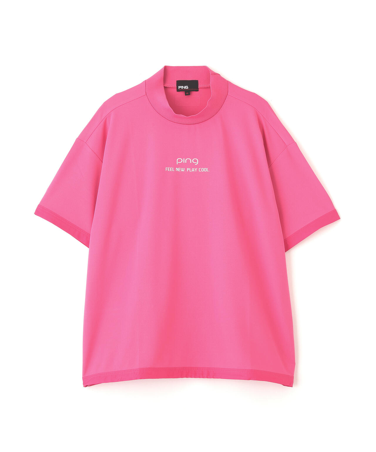 PING APPAREL】サンベール×クールフローカノコ半袖ハイネックシャツ