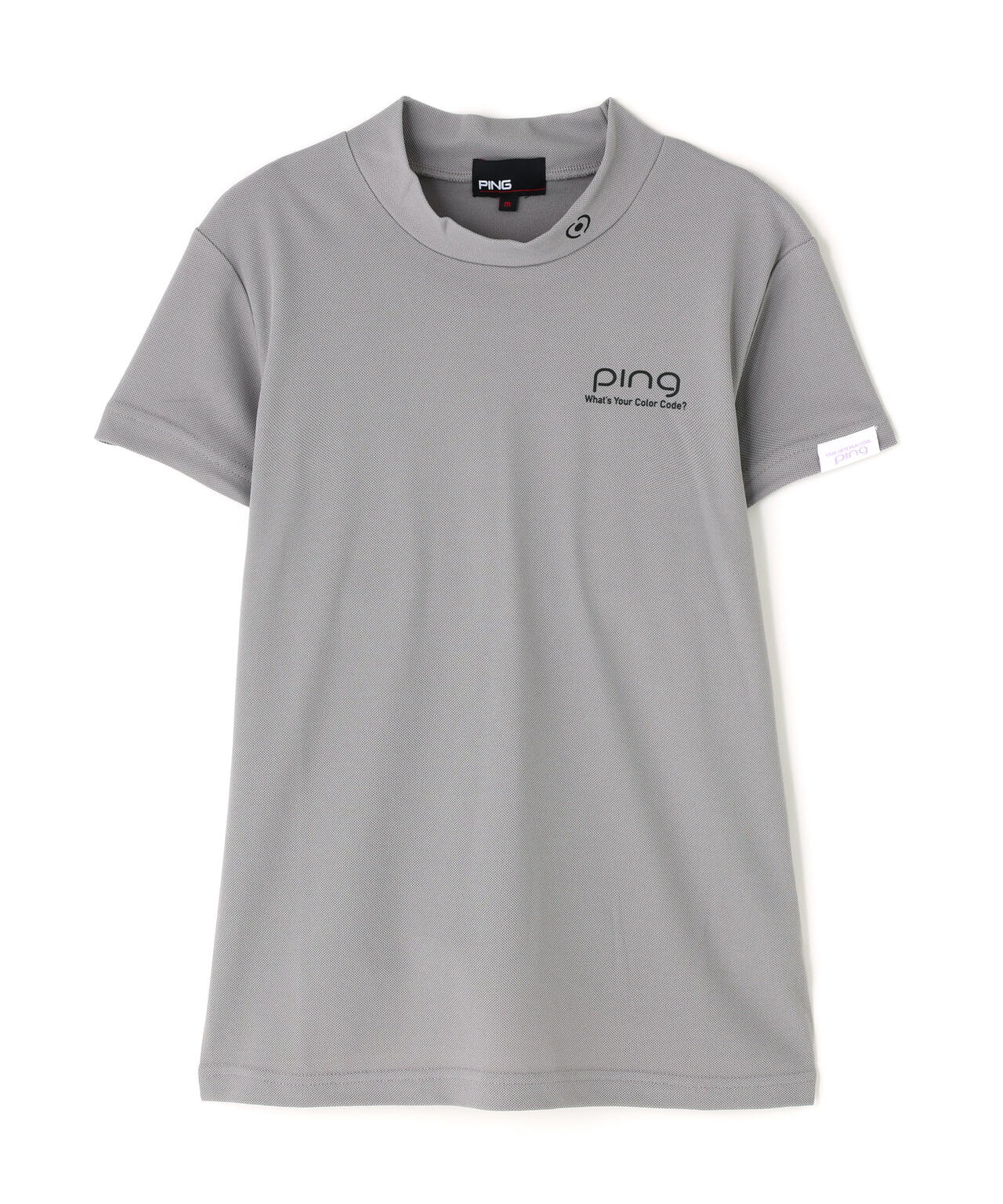 【PING APPAREL】【10カラーシリーズ】PEカノコ半袖ハイネックシャツ ＜NATIVE＞ (LADIES)