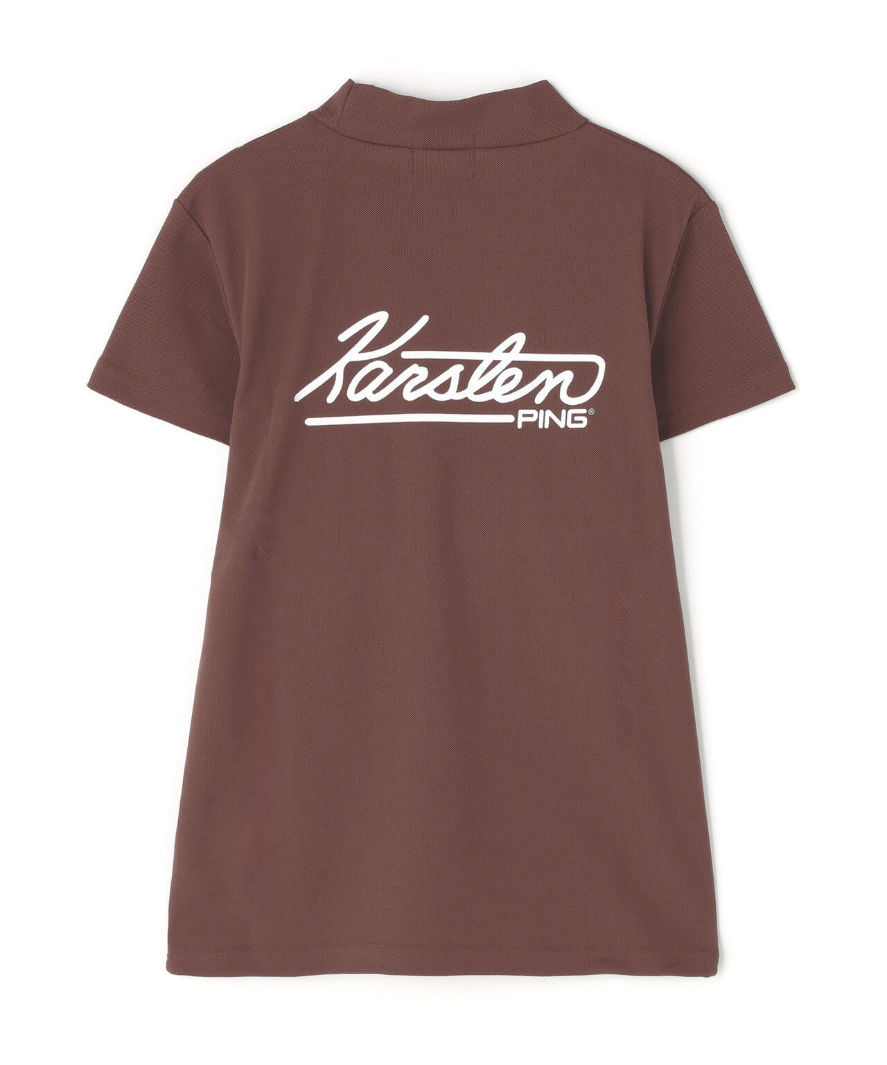 【PING APPAREL】【10カラーシリーズ】PEカノコ半袖ハイネックシャツ ＜NATIVE＞ (LADIES)