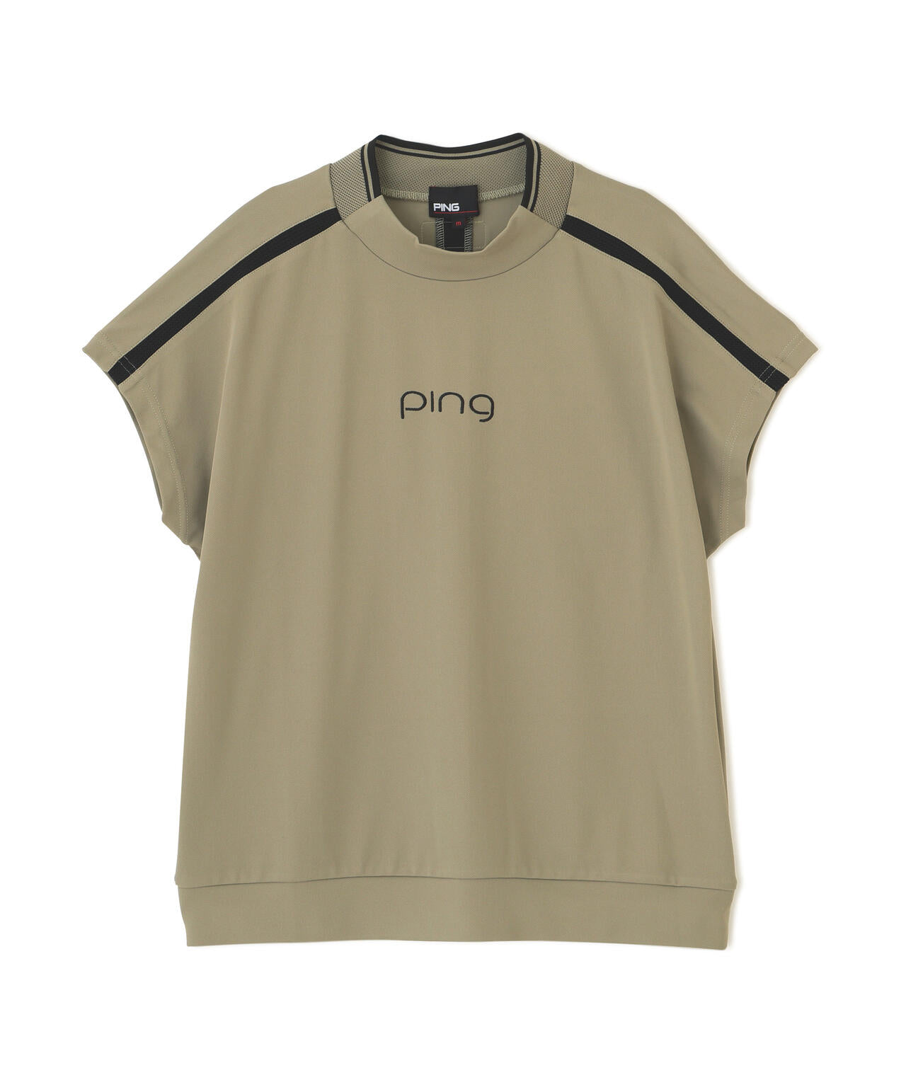 PING APPAREL】テラカノコ半袖ハイネックシャツ ＜GOLD＞ (LADIES