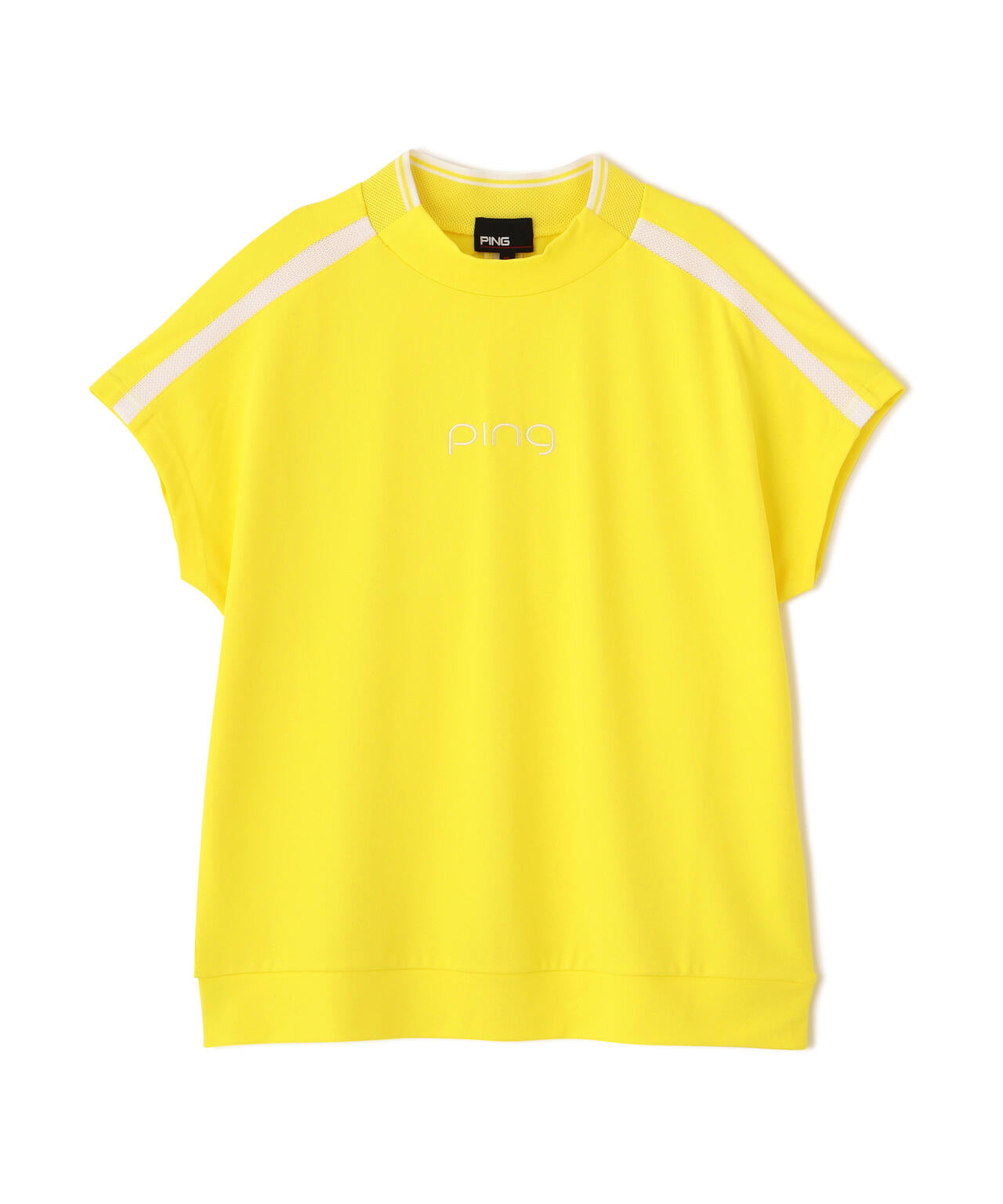 【PING APPAREL】テラカノコ半袖ハイネックシャツ ＜GOLD＞ (LADIES)