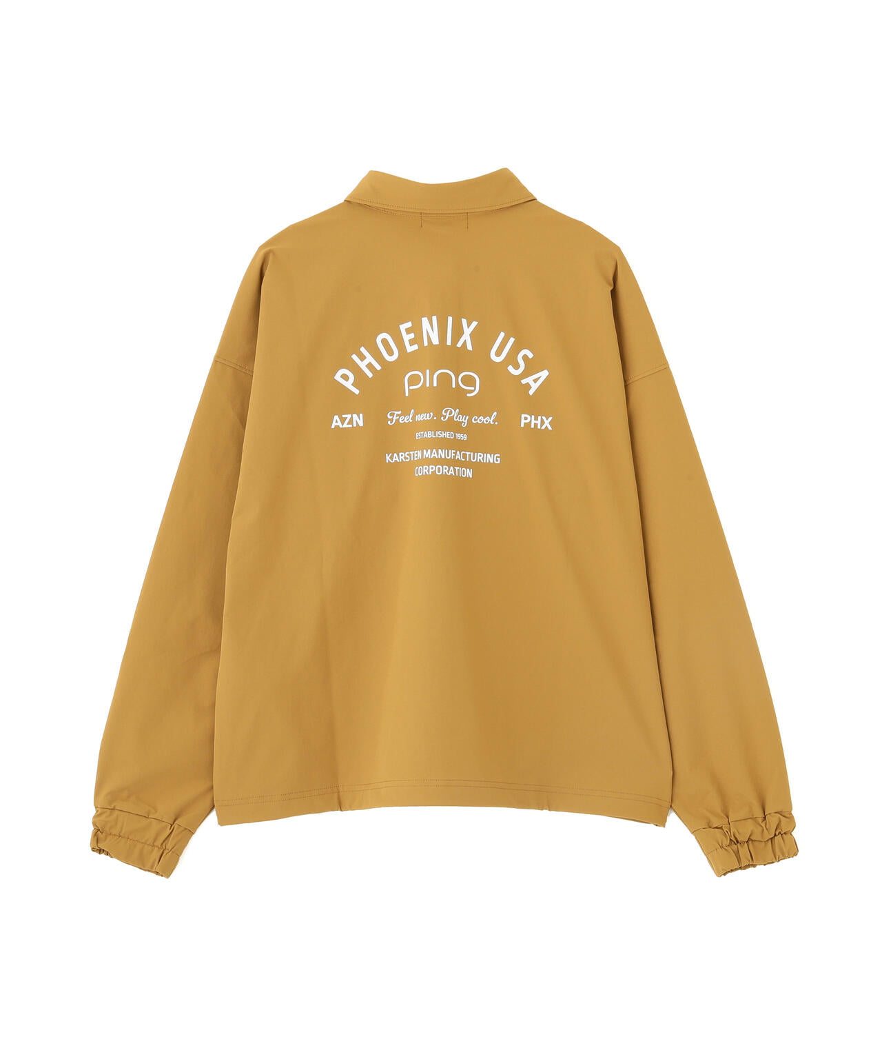 【PING APPAREL】ストレッチ布帛オーバーシャツ (LADIES)