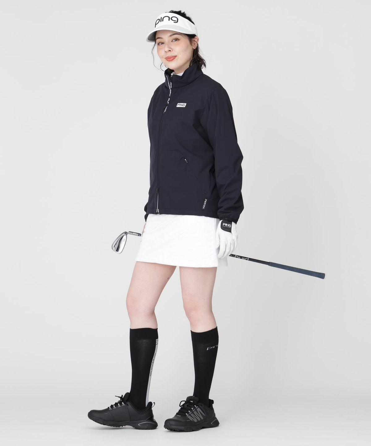 [PING APPAREL] [防風・撥水] パーテックスアンリミテッドフルジップブルゾン (LADIES)