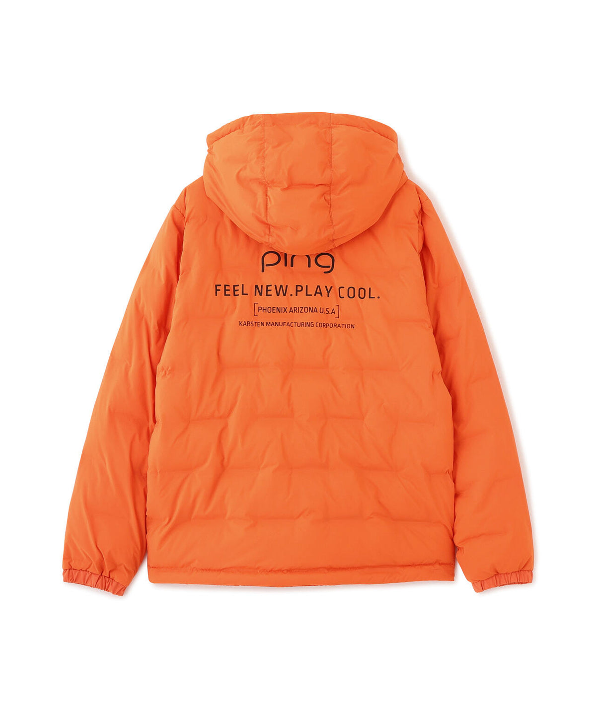 [PING APPAREL] [撥水・保温] サーモライトエコメイド二重織中綿フーディブルゾン (LADIES)