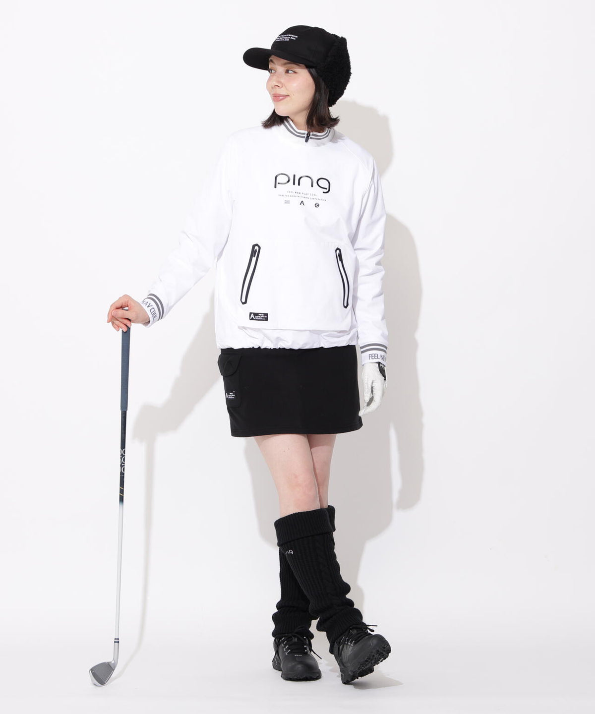 [PING APPAREL] ツインレイヤードアウター ＜GOLD＞ (LADIES)