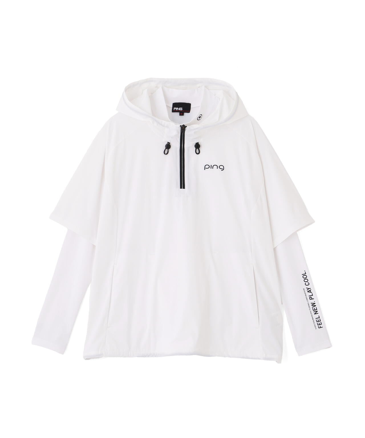 ［PING APPAREL］［接触冷感・UVカット・撥水］レイヤードツインセット (LADIES)
