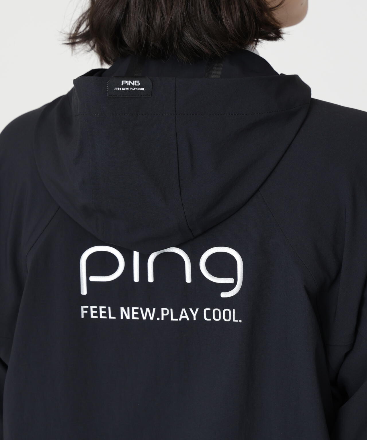 PING APPAREL】全方向ストレッチフルジップフーディーブルゾン (LADIES