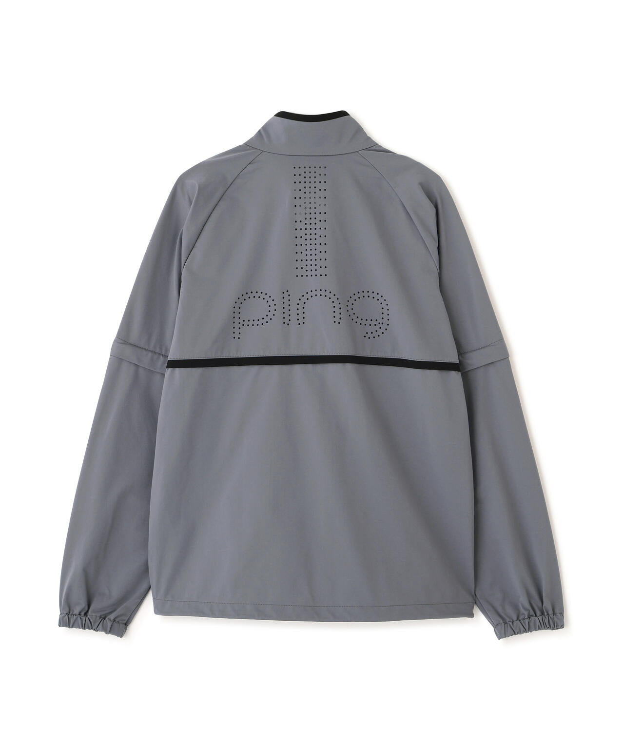 PING APPAREL】ストレッチハイゲージ天竺2WAYスタンドフルジップ