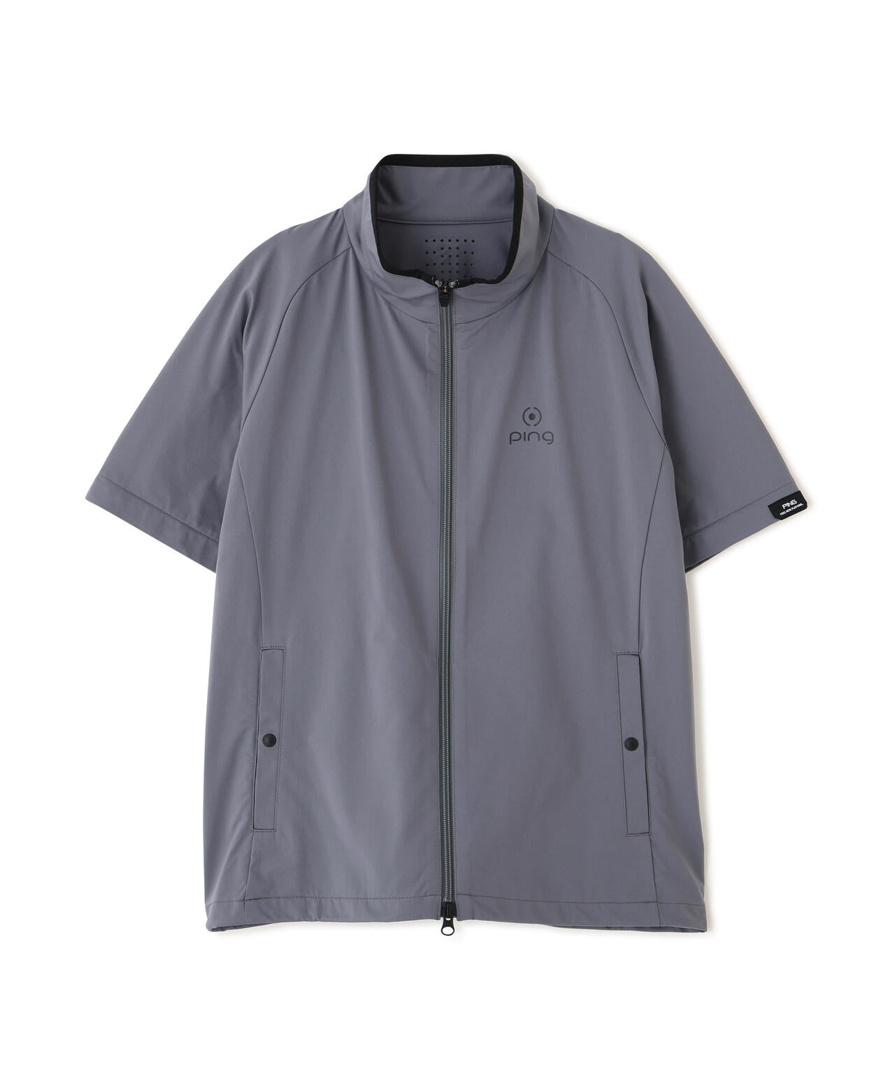 【PING APPAREL】ストレッチハイゲージ天竺2WAYスタンドフルジップブルゾン (LADIES)
