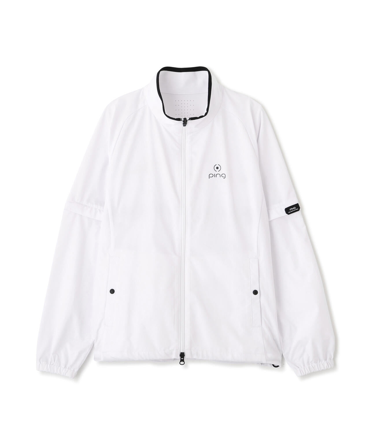 【PING APPAREL】ストレッチハイゲージ天竺2WAYスタンドフルジップブルゾン (LADIES)