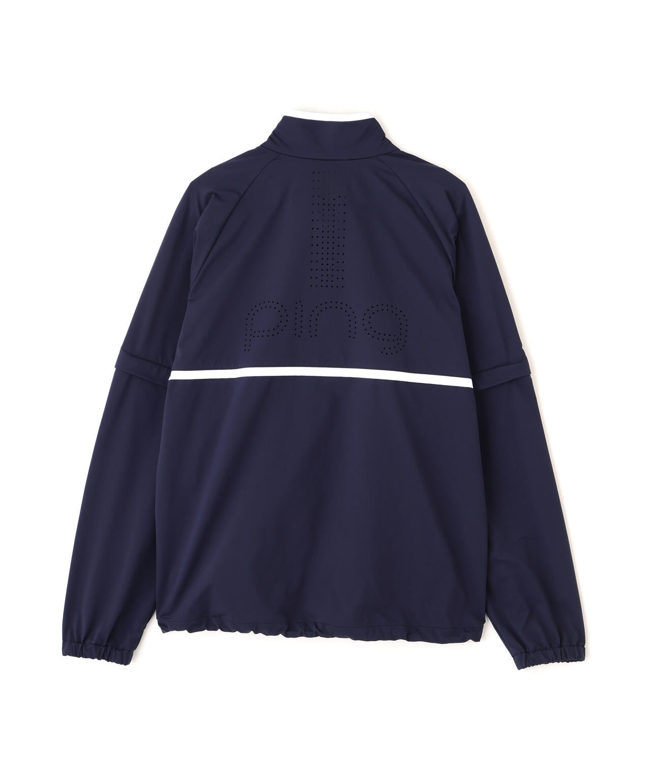 【PING APPAREL】ストレッチハイゲージ天竺2WAYスタンドフルジップブルゾン (LADIES)