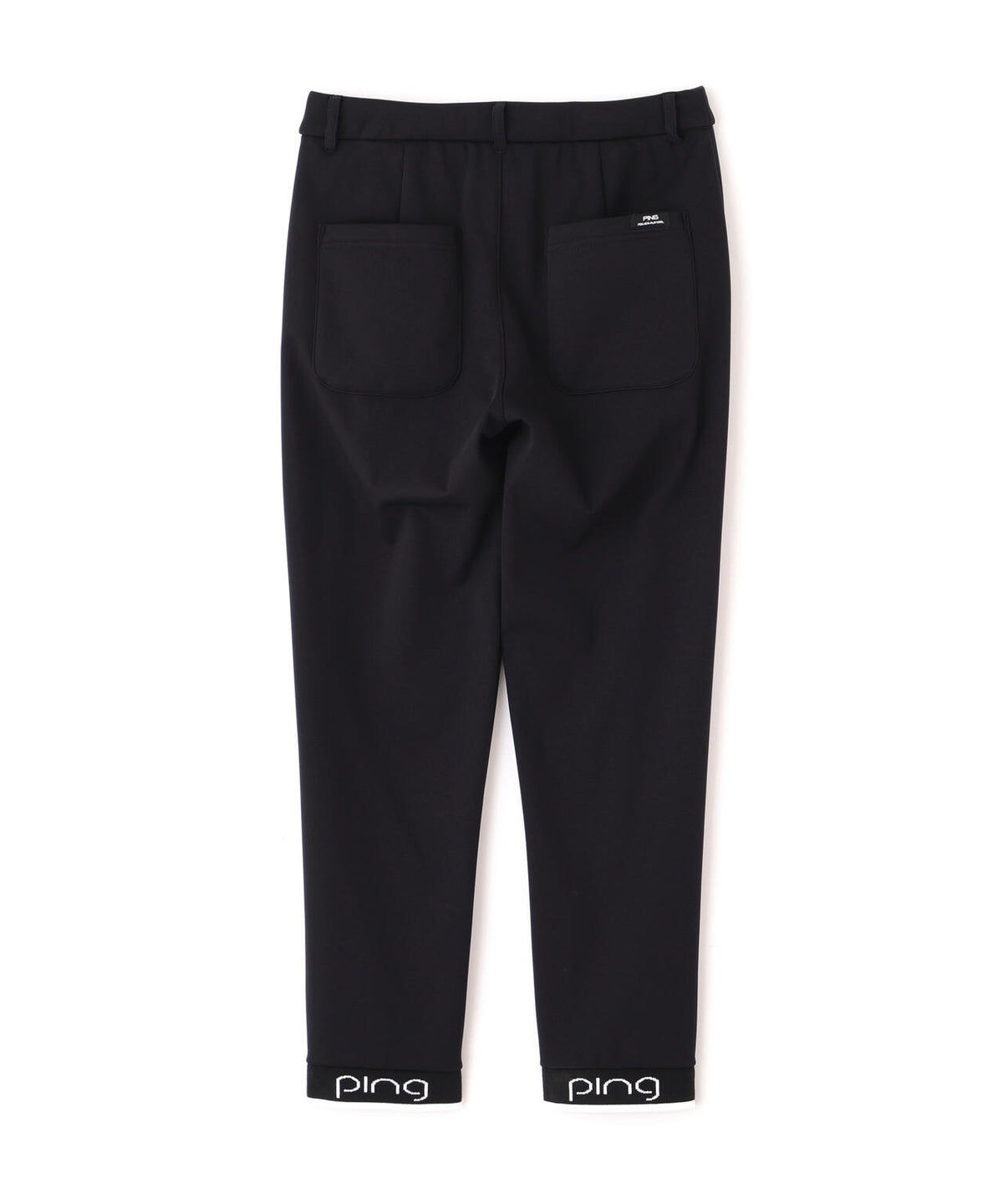 [PING APPAREL] [ストレッチ・防風] 裾ロゴジャカードボンディングジョガーパンツ (LADIES)