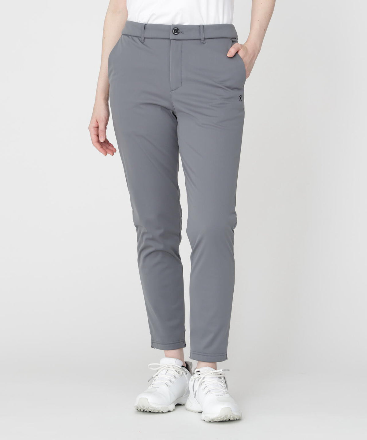 [PING APPAREL] [ストレッチ・防風] 裾ロゴジャカードボンディングジョガーパンツ (LADIES)