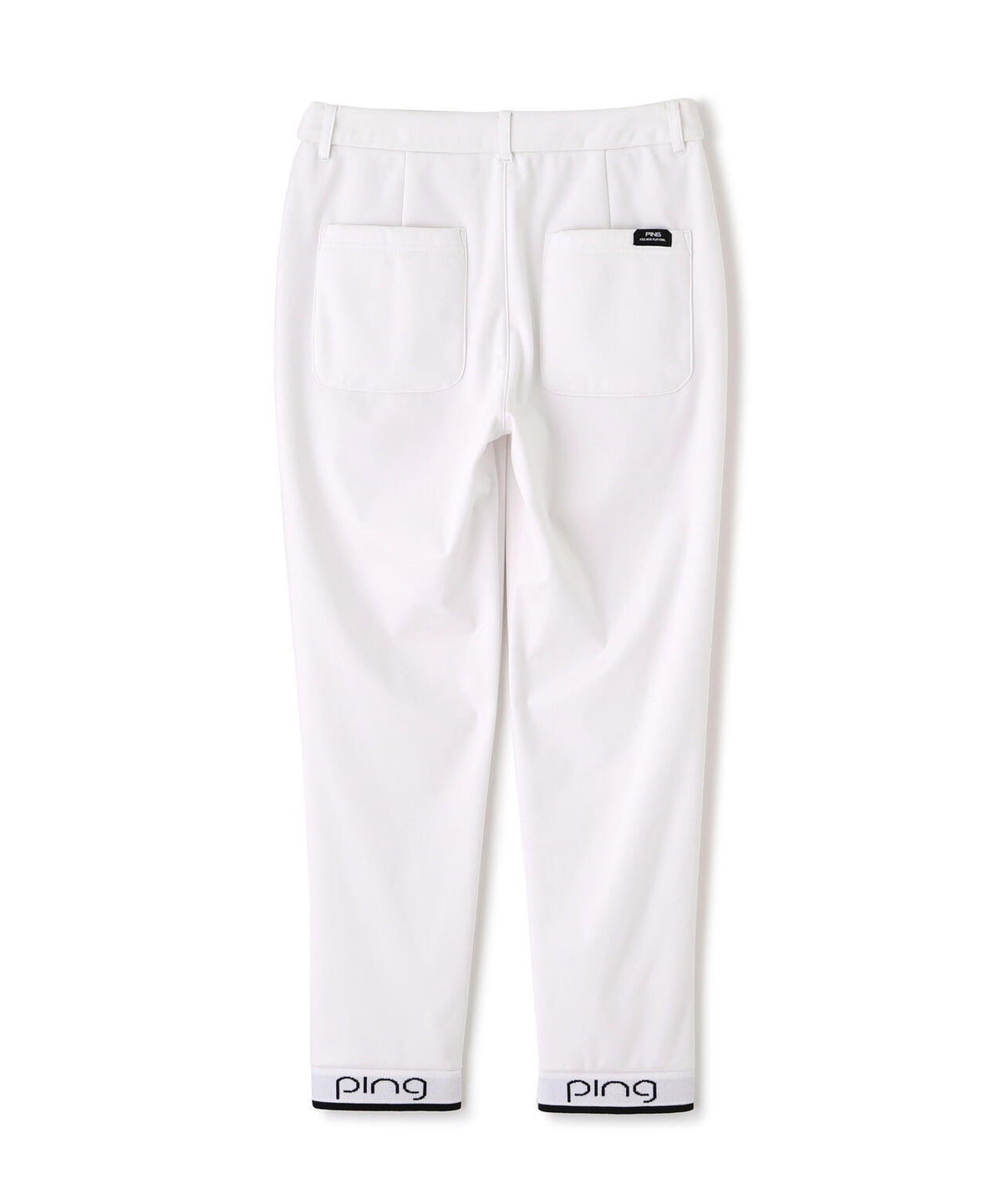 [PING APPAREL] [ストレッチ・防風] 裾ロゴジャカードボンディングジョガーパンツ (LADIES)