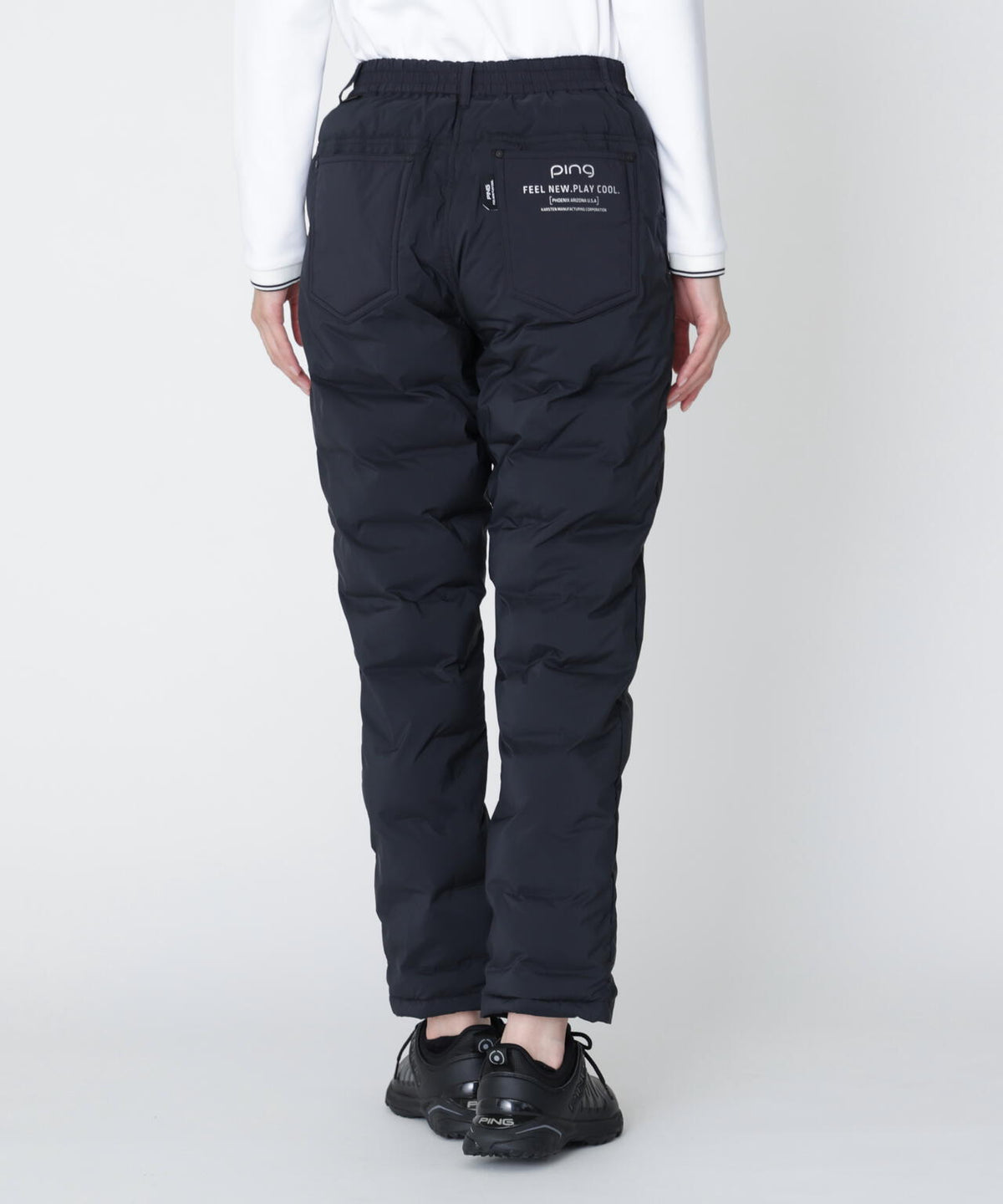 [PING APPAREL] [撥水・保温] サーモライトエコメイド二重織中綿パンツ (LADIES)
