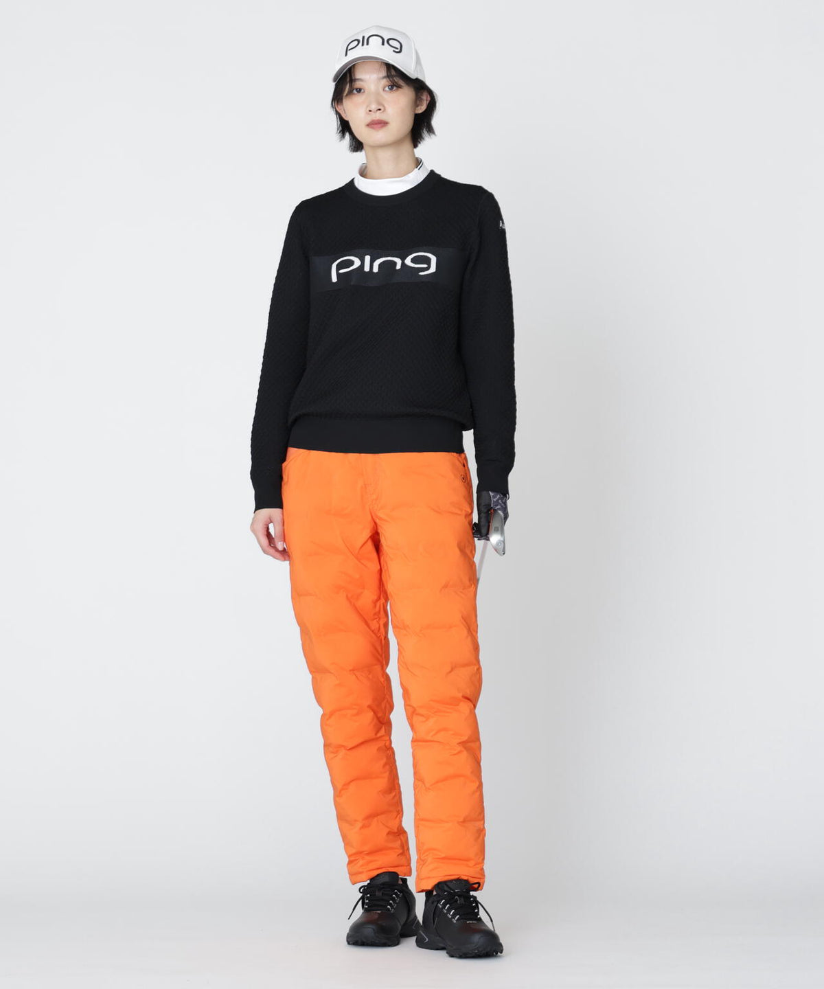 [PING APPAREL] [撥水・保温] サーモライトエコメイド二重織中綿パンツ (LADIES)