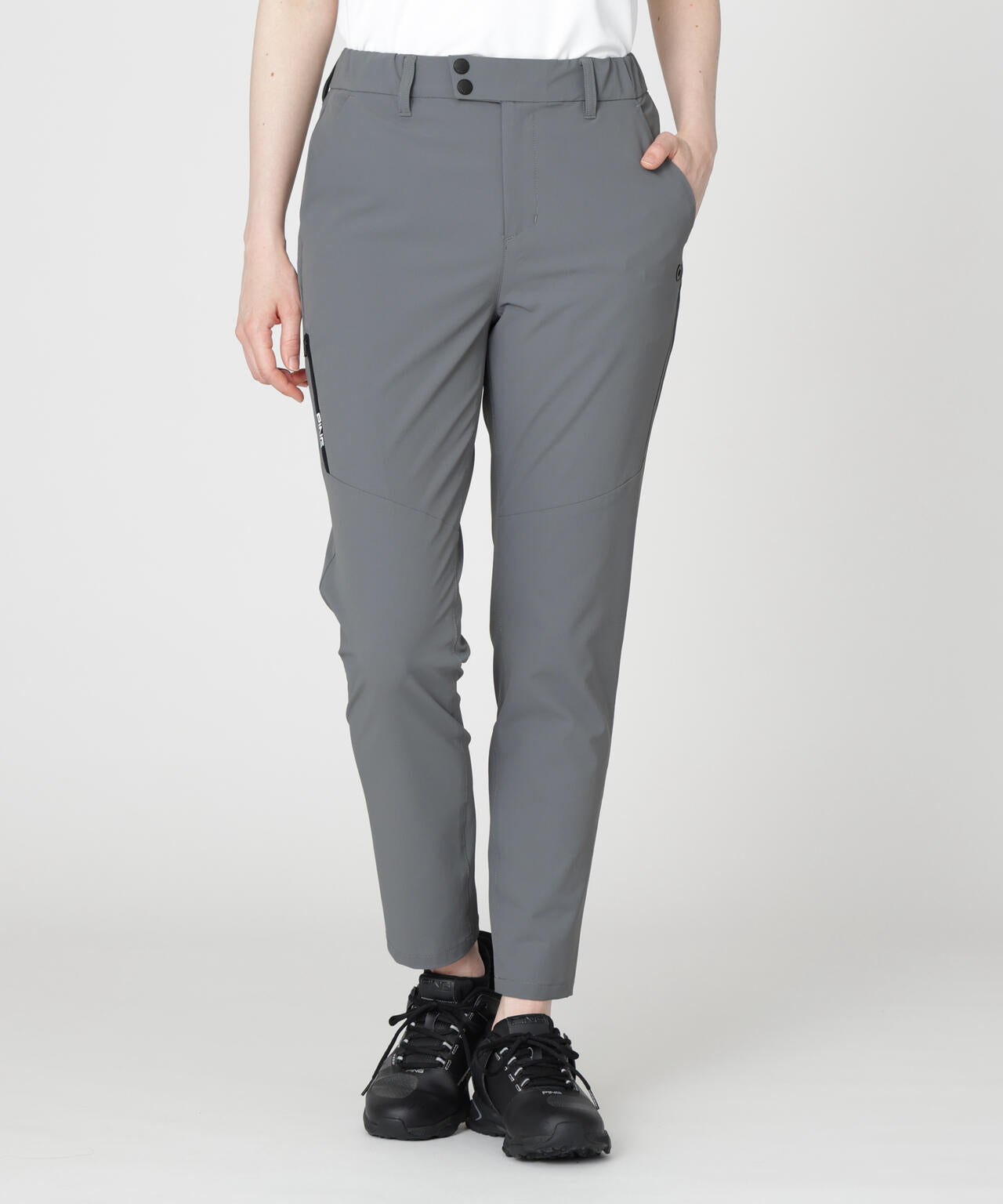 【PING APPAREL】ミニリップストップテーパードパンツ (LADIES)