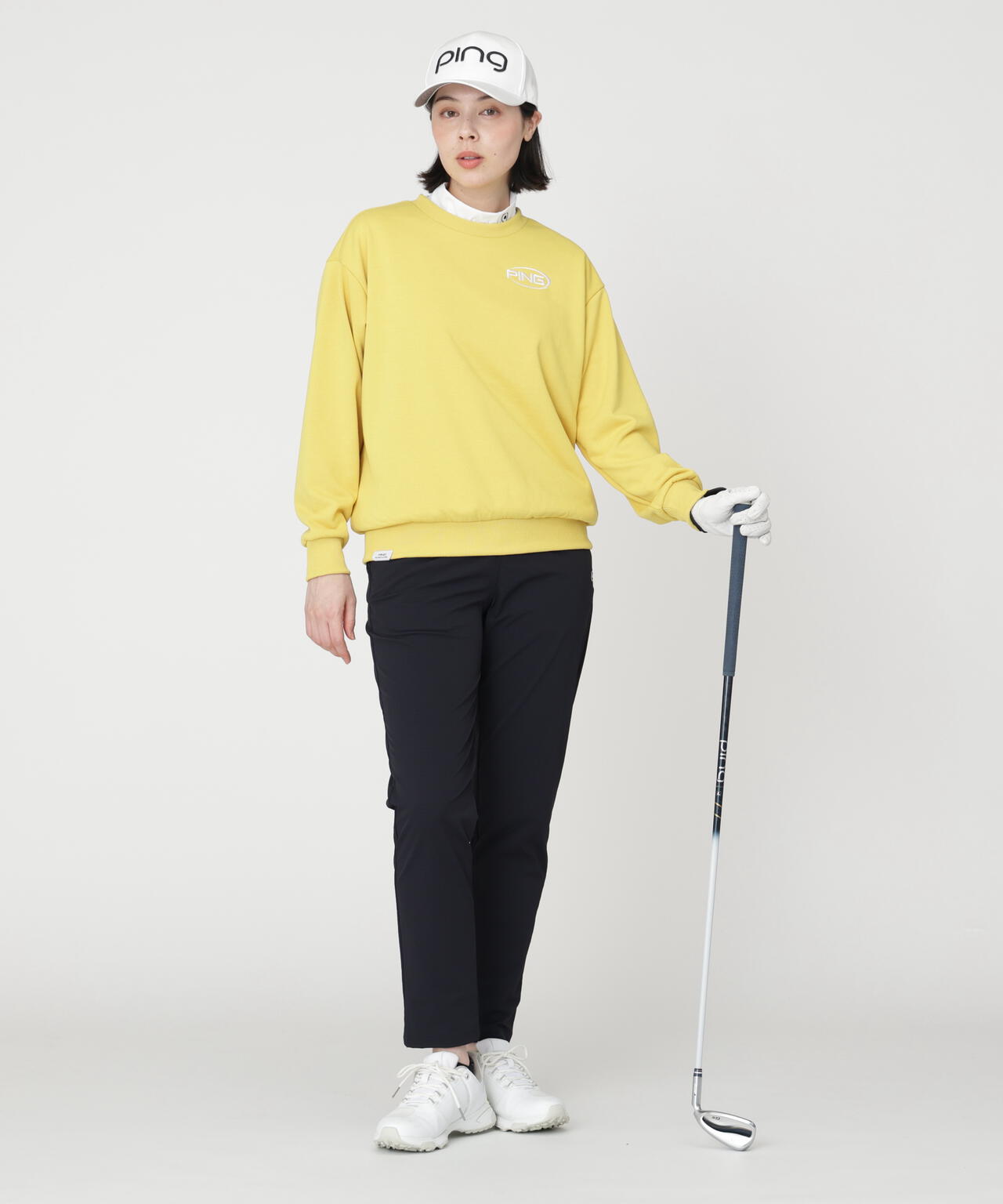 【PING APPAREL】全方向ストレッチ布帛 高機能テーパードパンツ (LADIES)