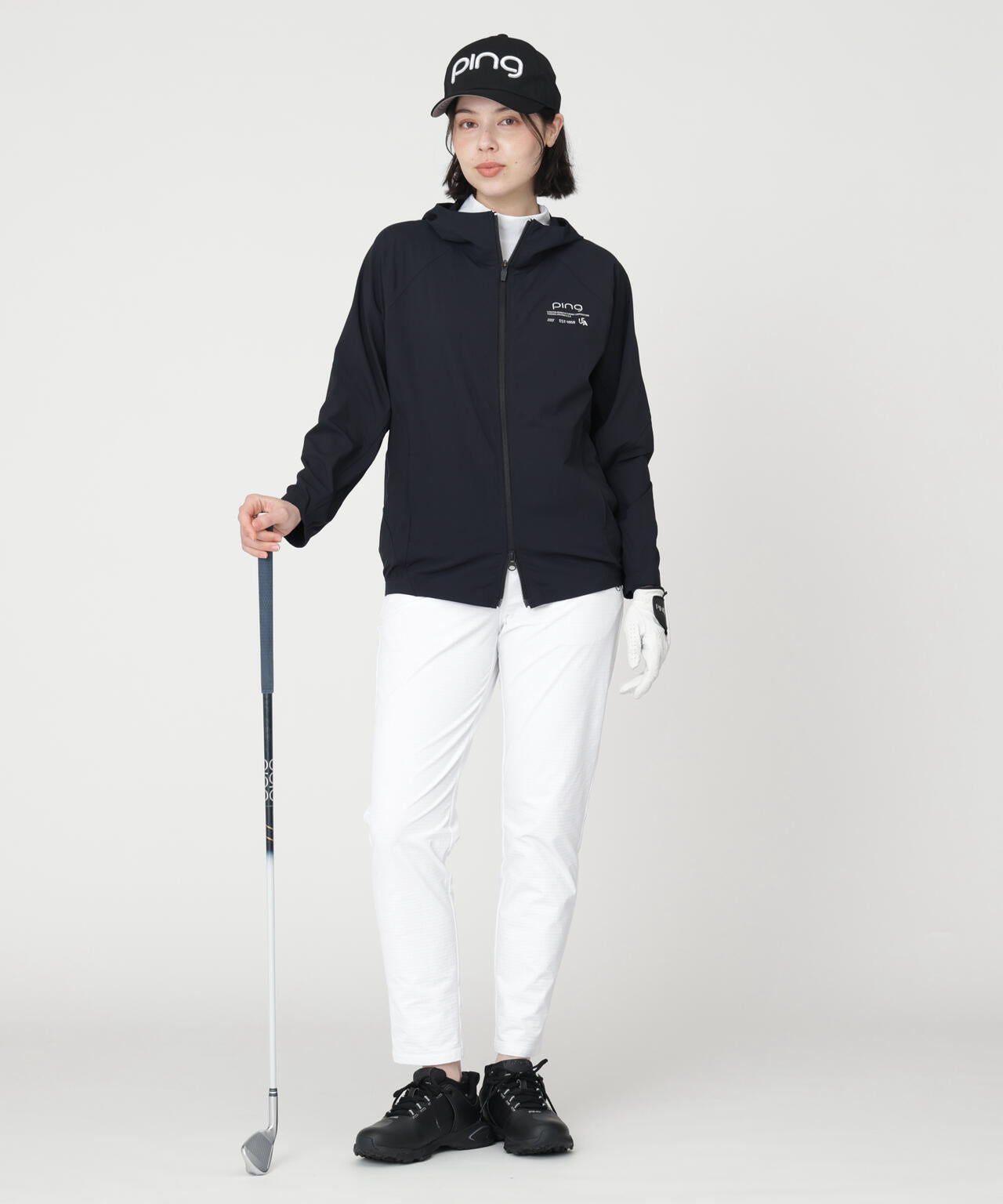 【PING APPAREL】全方向ストレッチ布帛 高機能テーパードパンツ (LADIES)